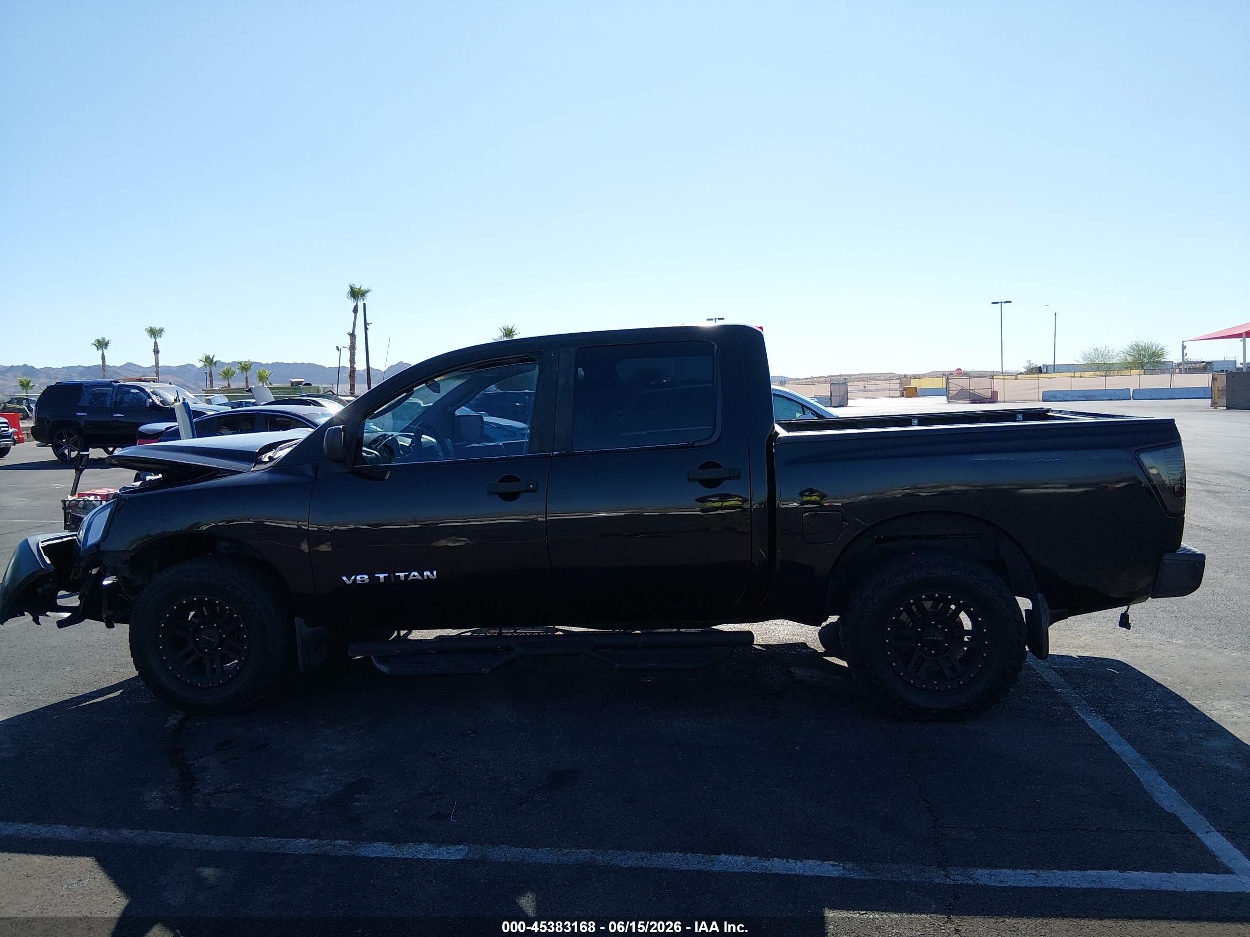 2005 Nissan Titan Xe Black vin: 1N6AA07B65N517979