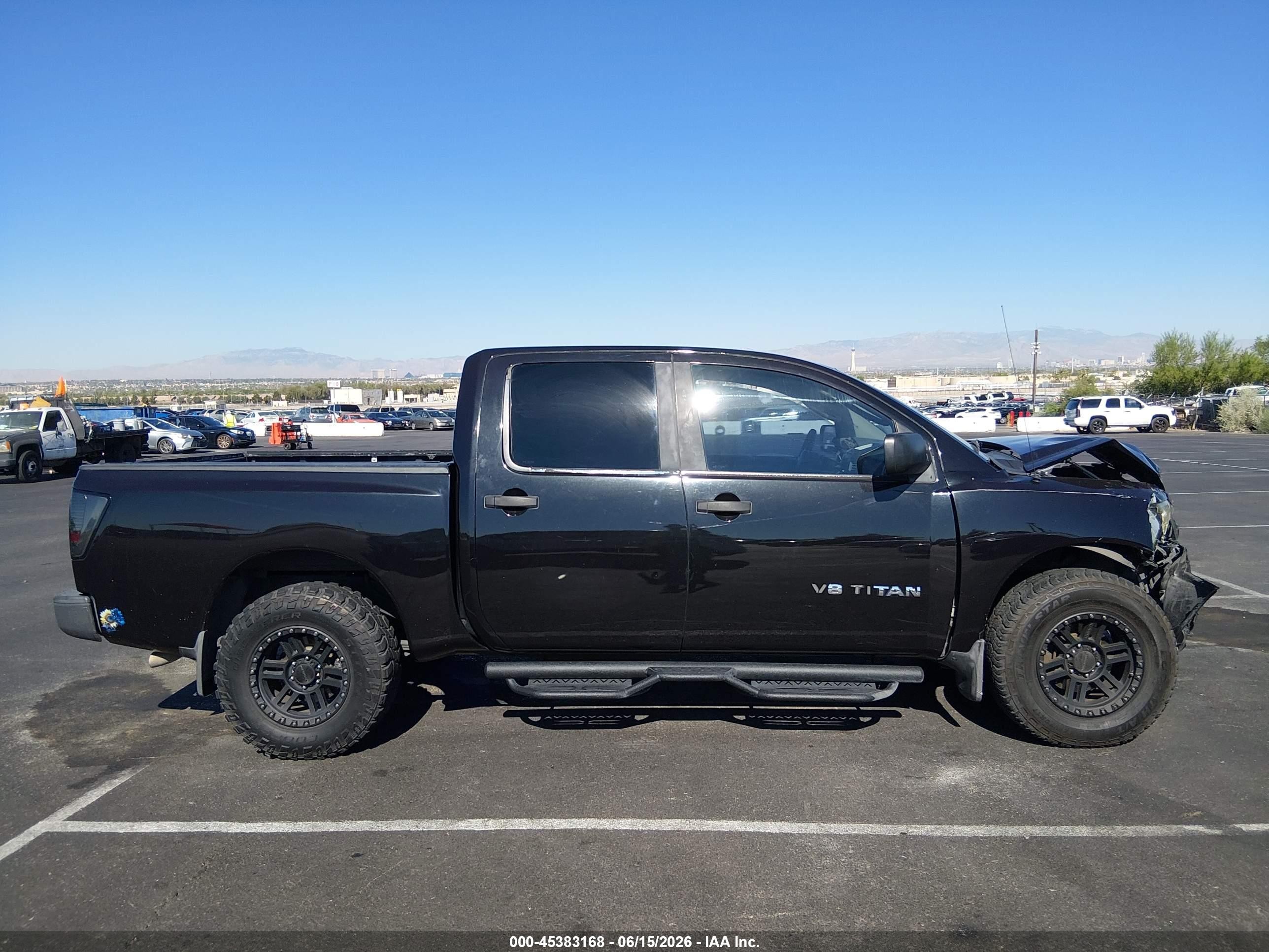 2005 Nissan Titan Xe Black vin: 1N6AA07B65N517979