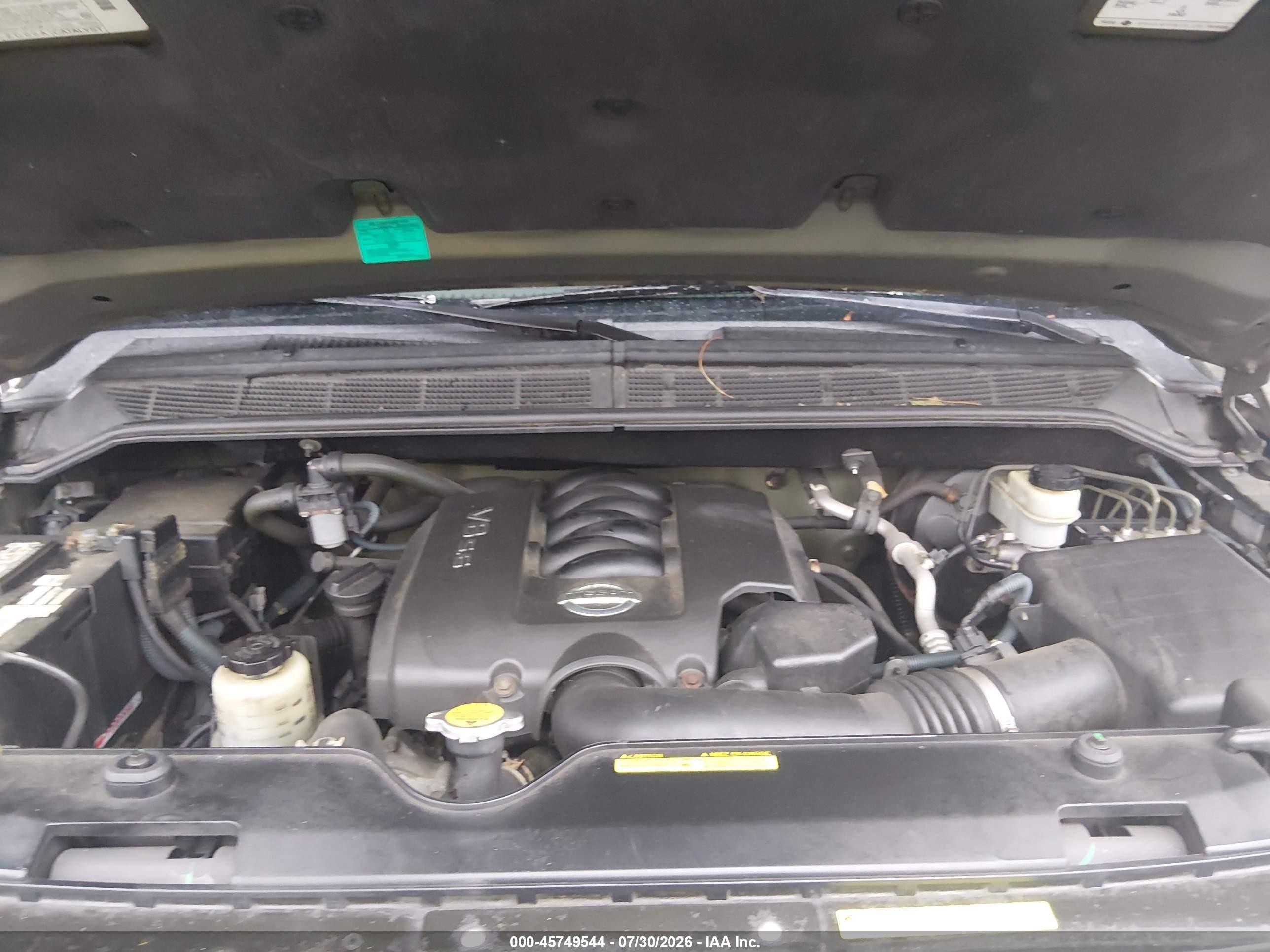 2005 Nissan Titan Le Green vin: 1N6AA07B65N523541