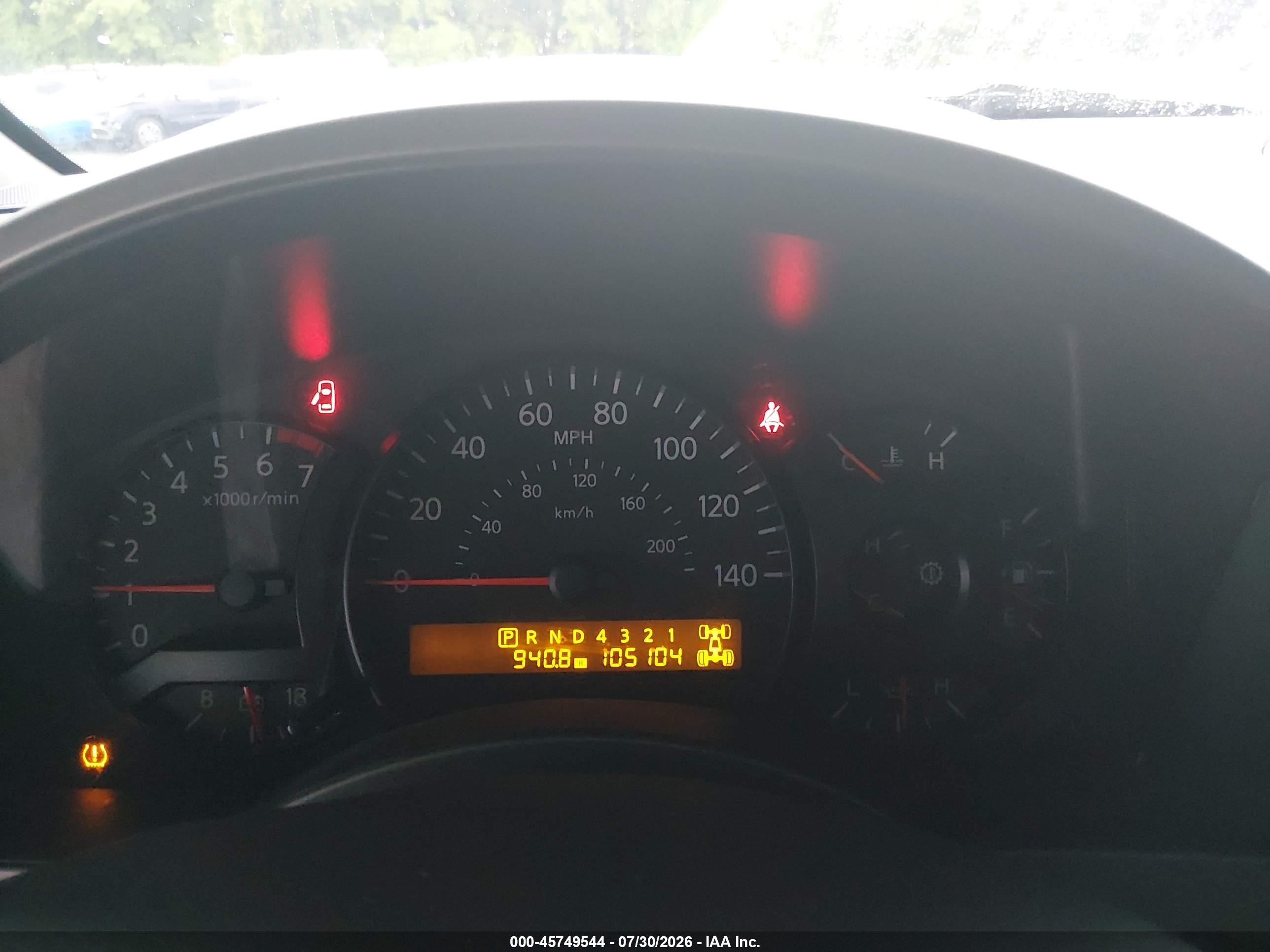 2005 Nissan Titan Le Green vin: 1N6AA07B65N523541