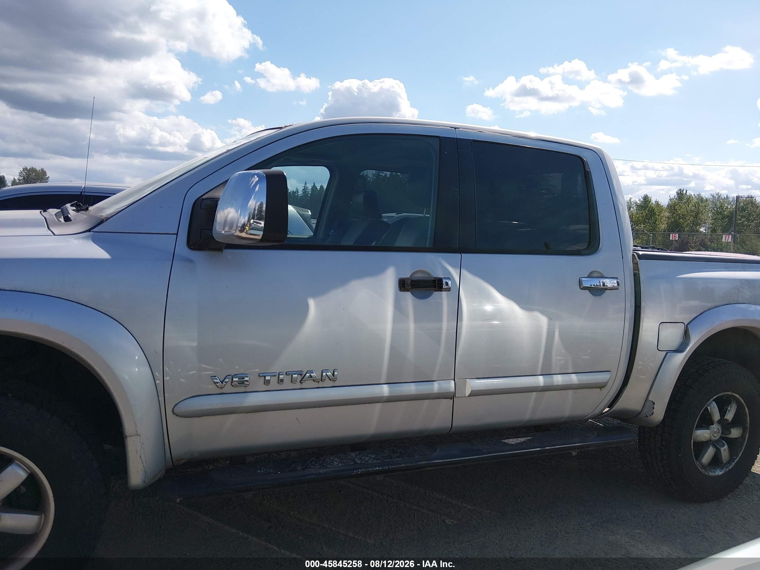 2006 Nissan Titan Le Серебряный vin: 1N6AA07B66N521094