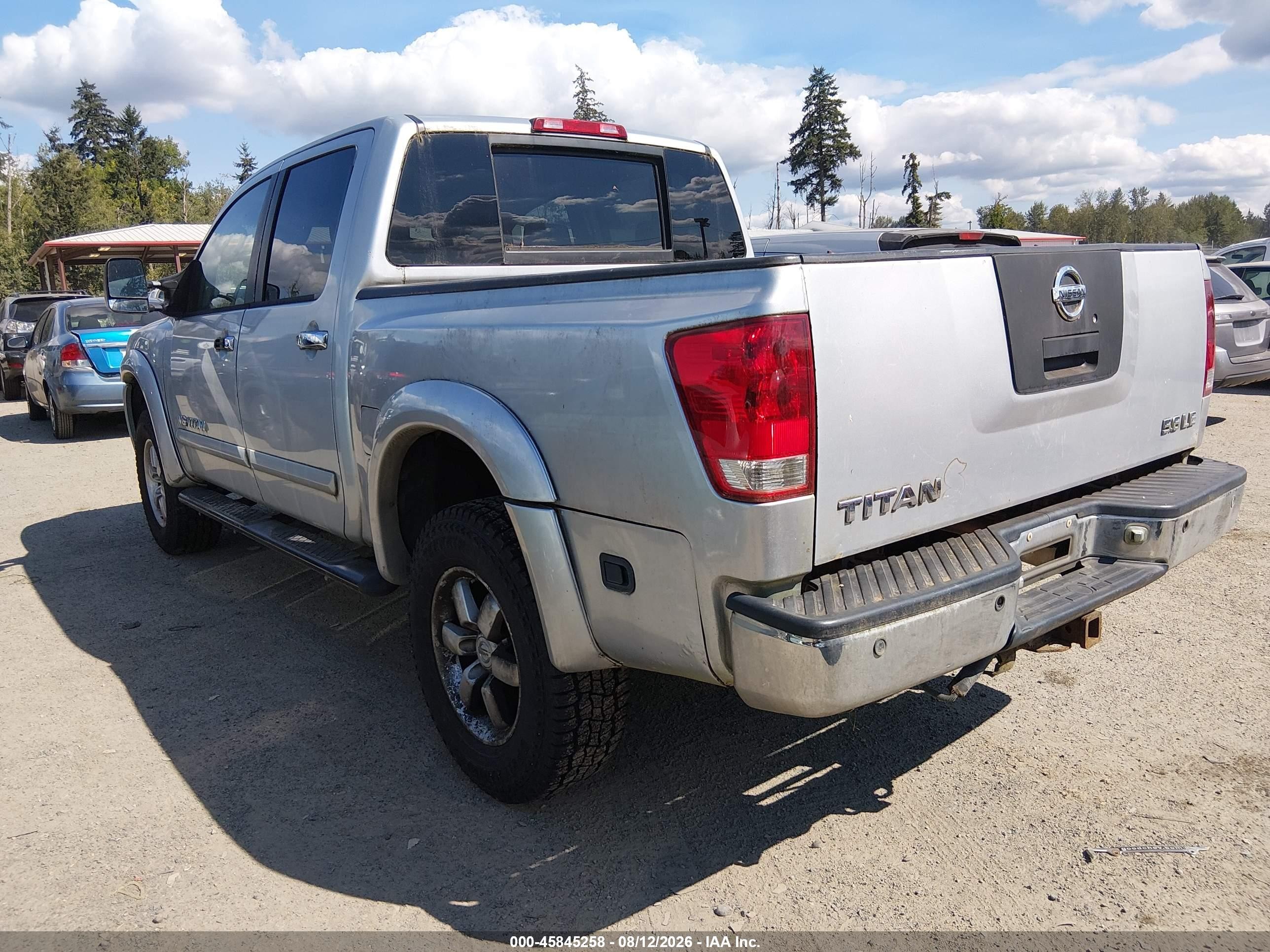 2006 Nissan Titan Le Серебряный vin: 1N6AA07B66N521094