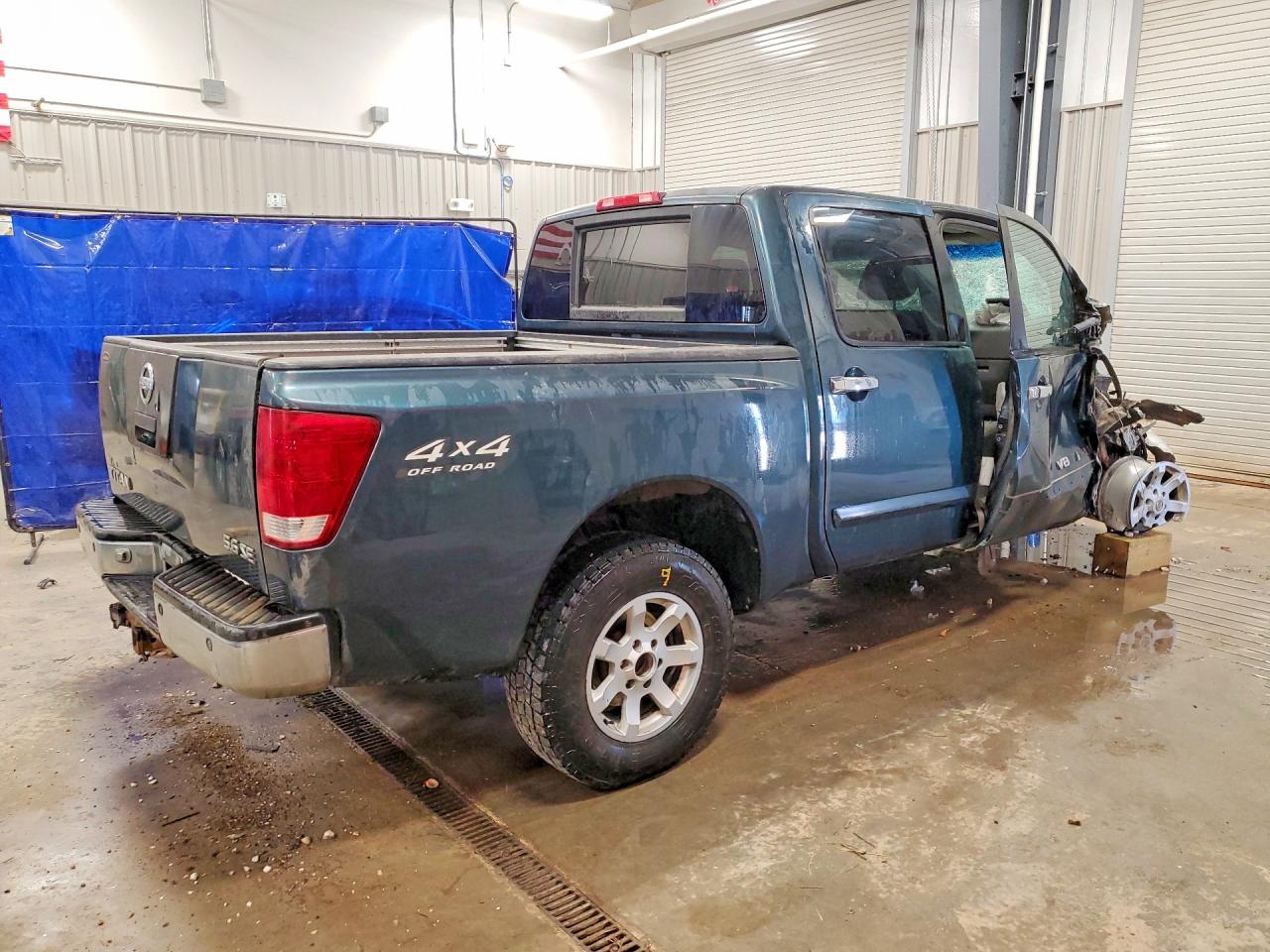 2006 Nissan Titan Xe Teal vin: 1N6AA07B66N527638