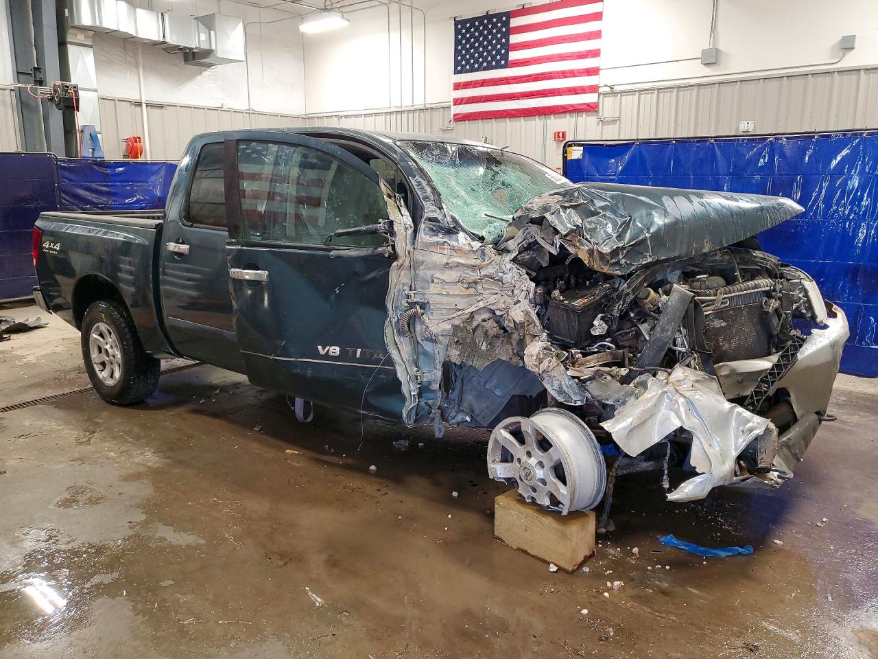 2006 Nissan Titan Xe Teal vin: 1N6AA07B66N527638