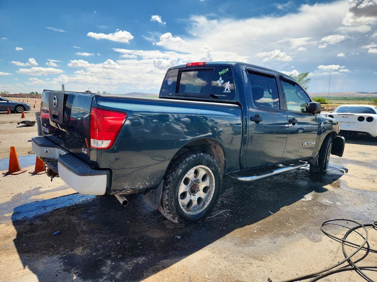 2007 Nissan Titan Xe Зеленый vin: 1N6AA07B67N202540