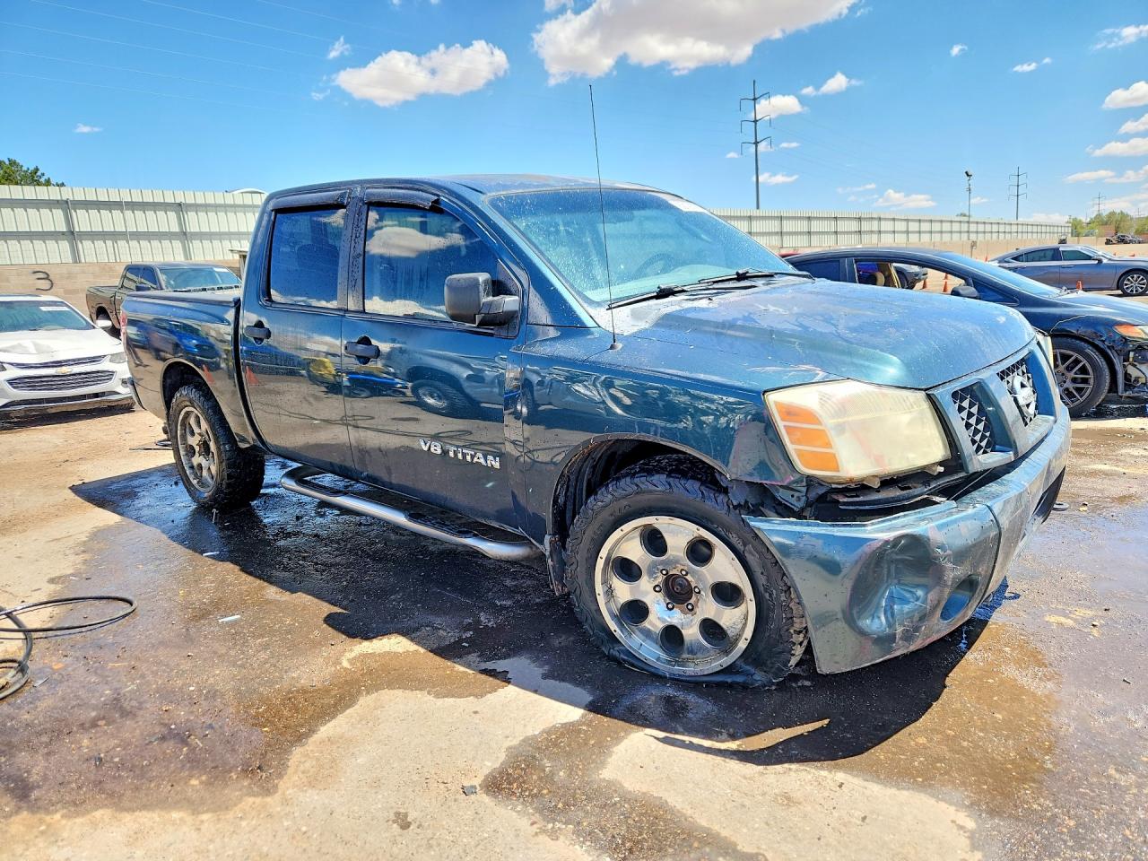 2007 Nissan Titan Xe Зеленый vin: 1N6AA07B67N202540