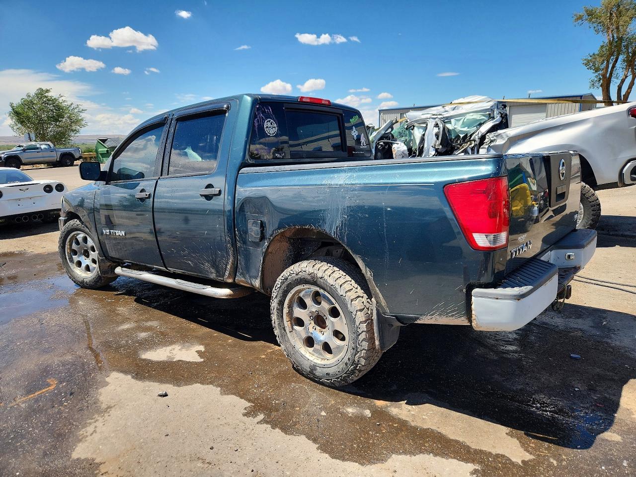 2007 Nissan Titan Xe Зеленый vin: 1N6AA07B67N202540
