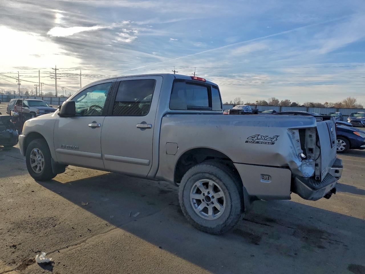 2007 Nissan Titan Xe Silver vin: 1N6AA07B67N229852