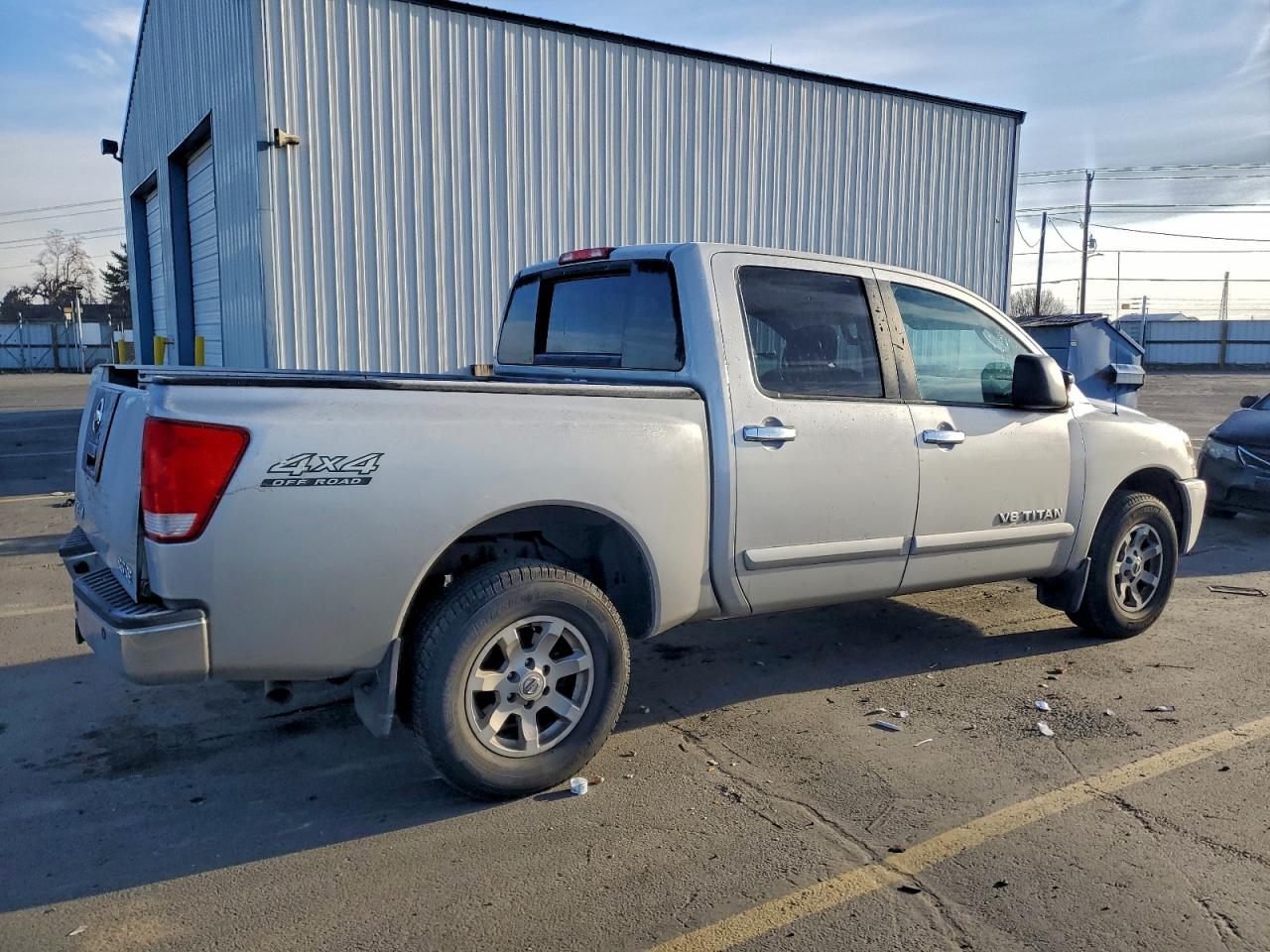 2007 Nissan Titan Xe Silver vin: 1N6AA07B67N229852