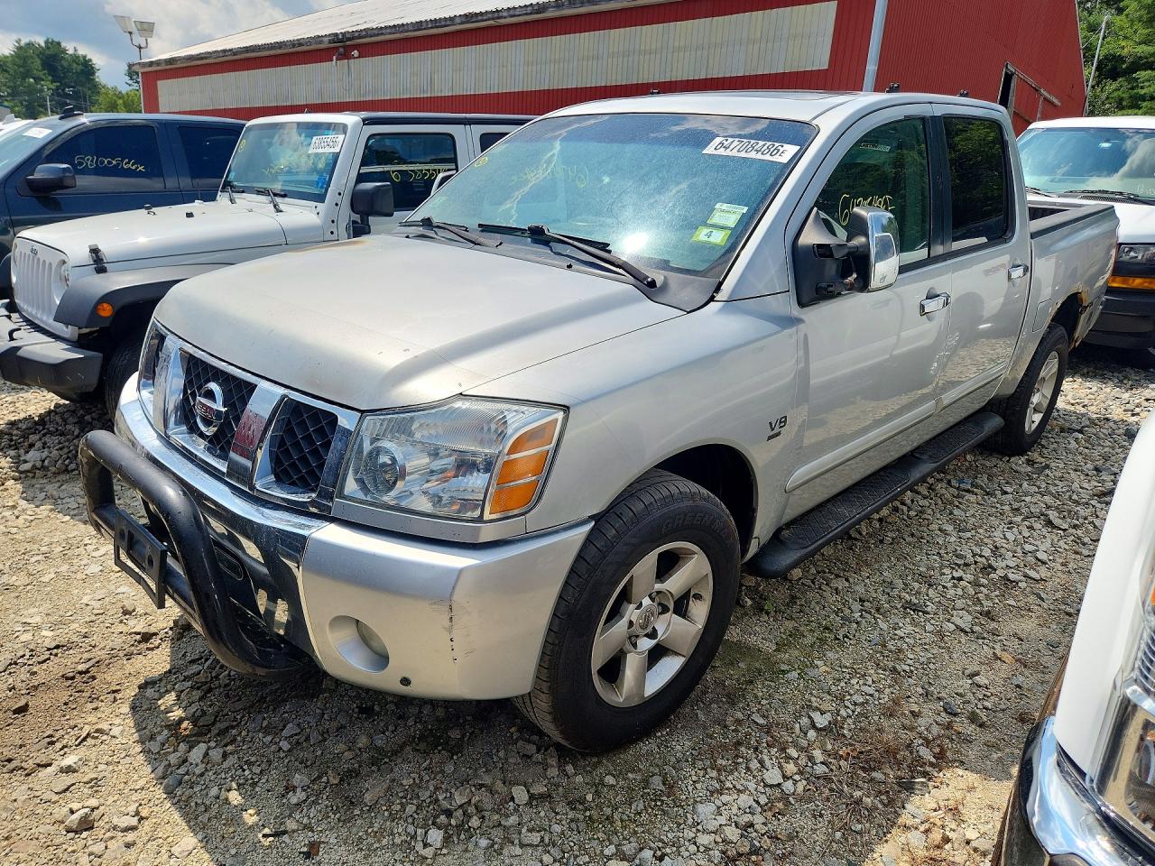 2004 Nissan Titan Xe Серебряный vin: 1N6AA07B74N544624