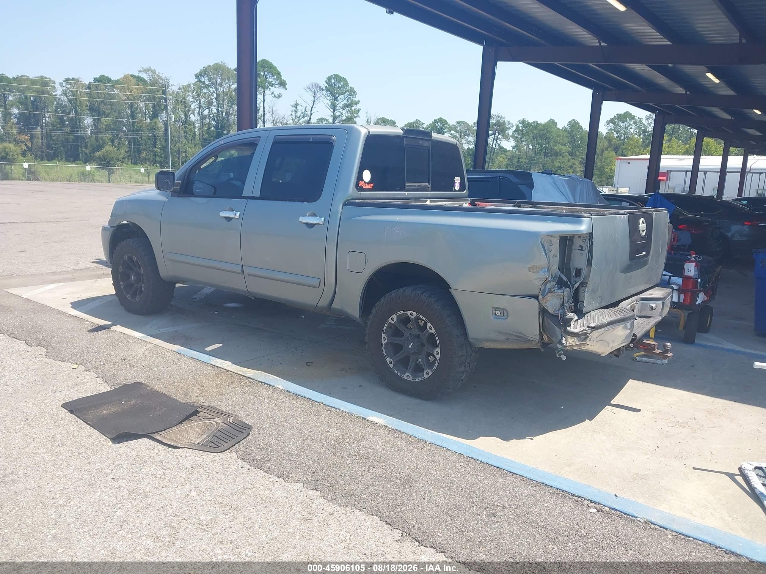 2004 Nissan Titan Se Light Blue vin: 1N6AA07B74N553565