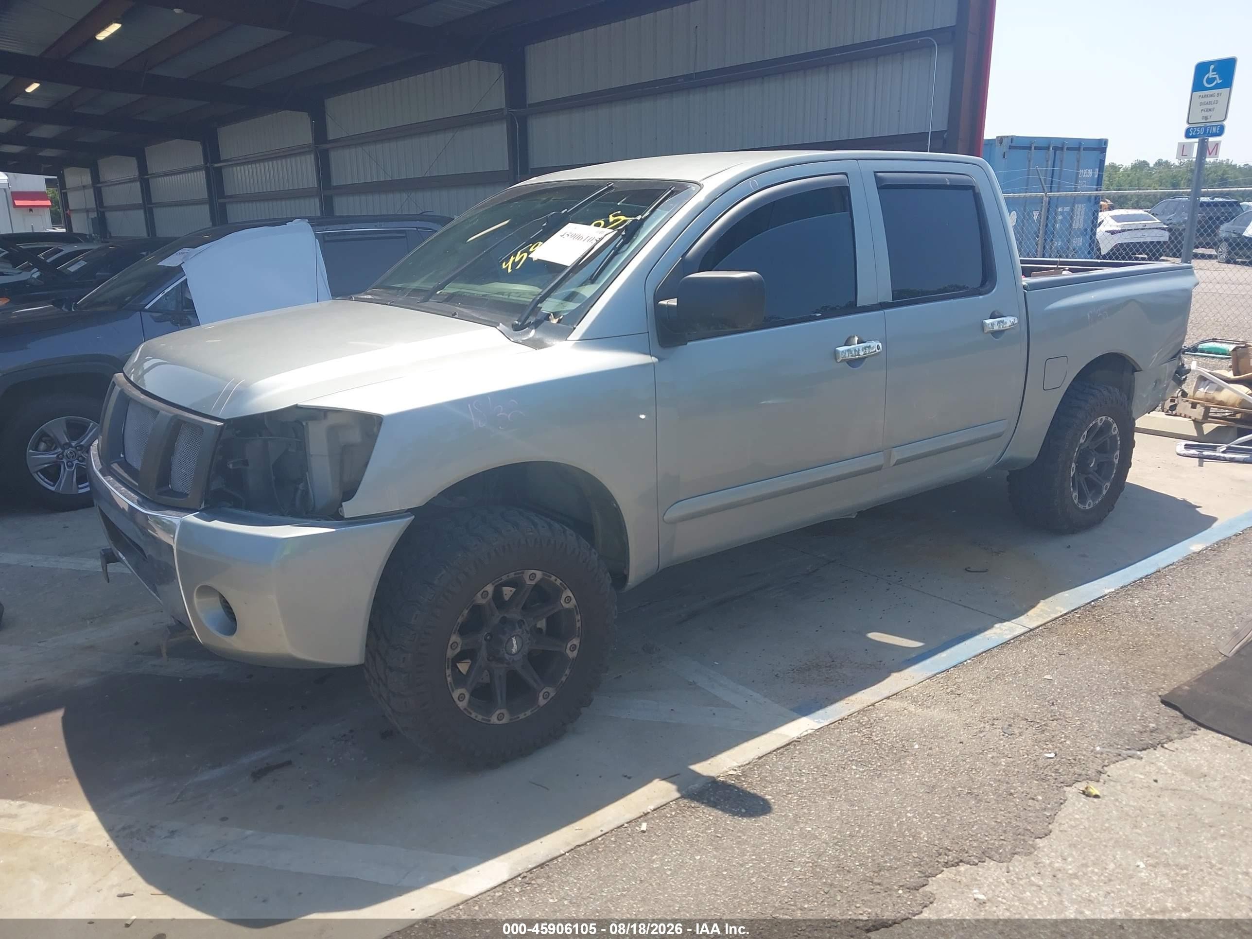 2004 Nissan Titan Se Light Blue vin: 1N6AA07B74N553565