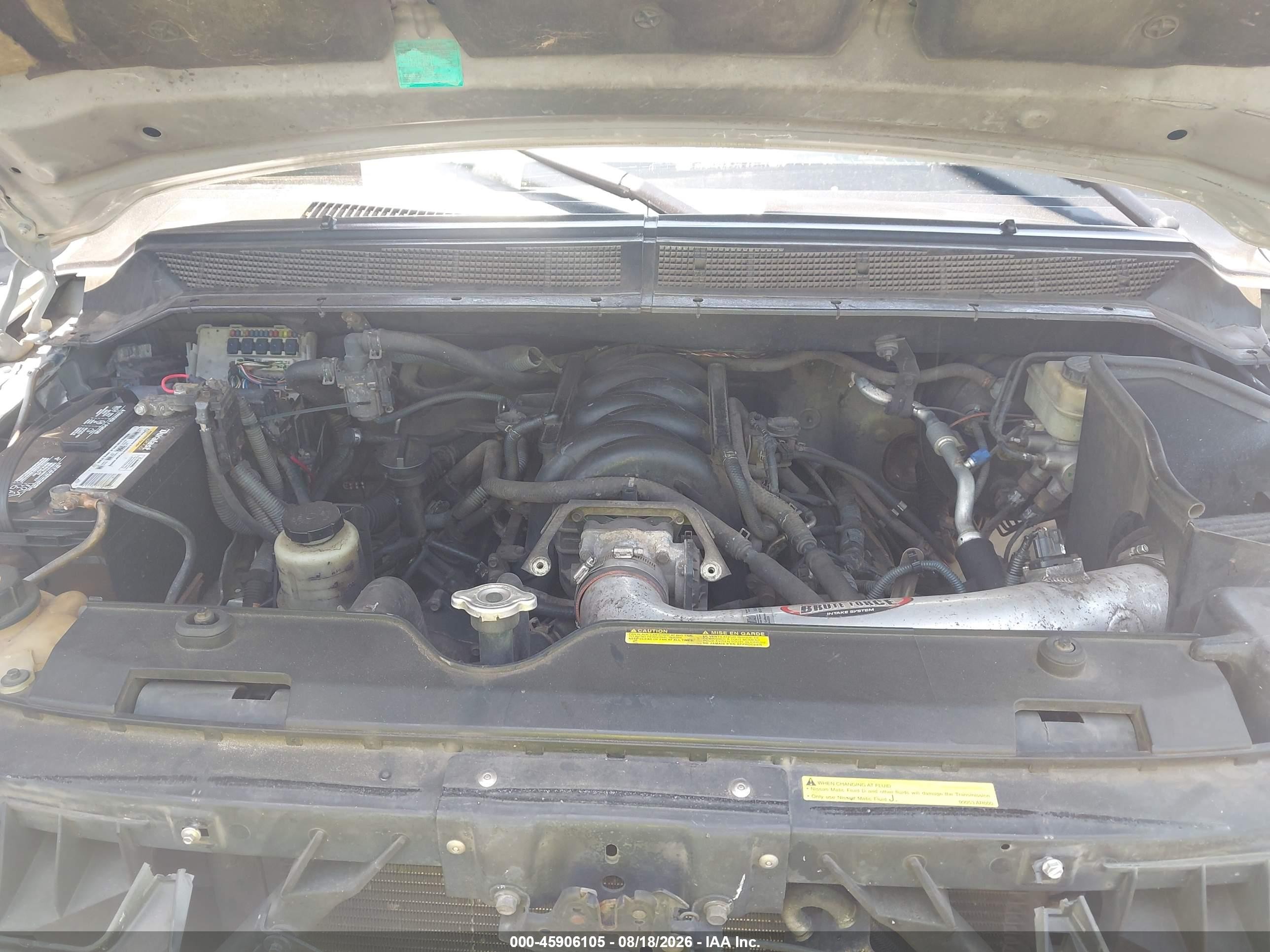2004 Nissan Titan Se Light Blue vin: 1N6AA07B74N553565