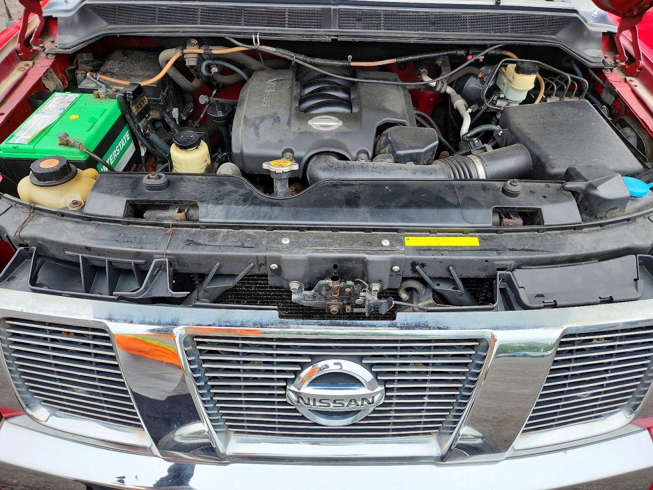 2006 Nissan Titan Xe Red vin: 1N6AA07B76N509245