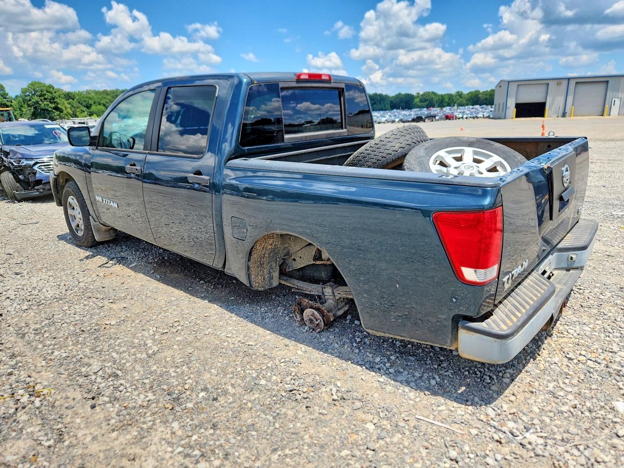 2006 Nissan Titan Xe Синий vin: 1N6AA07B76N544352