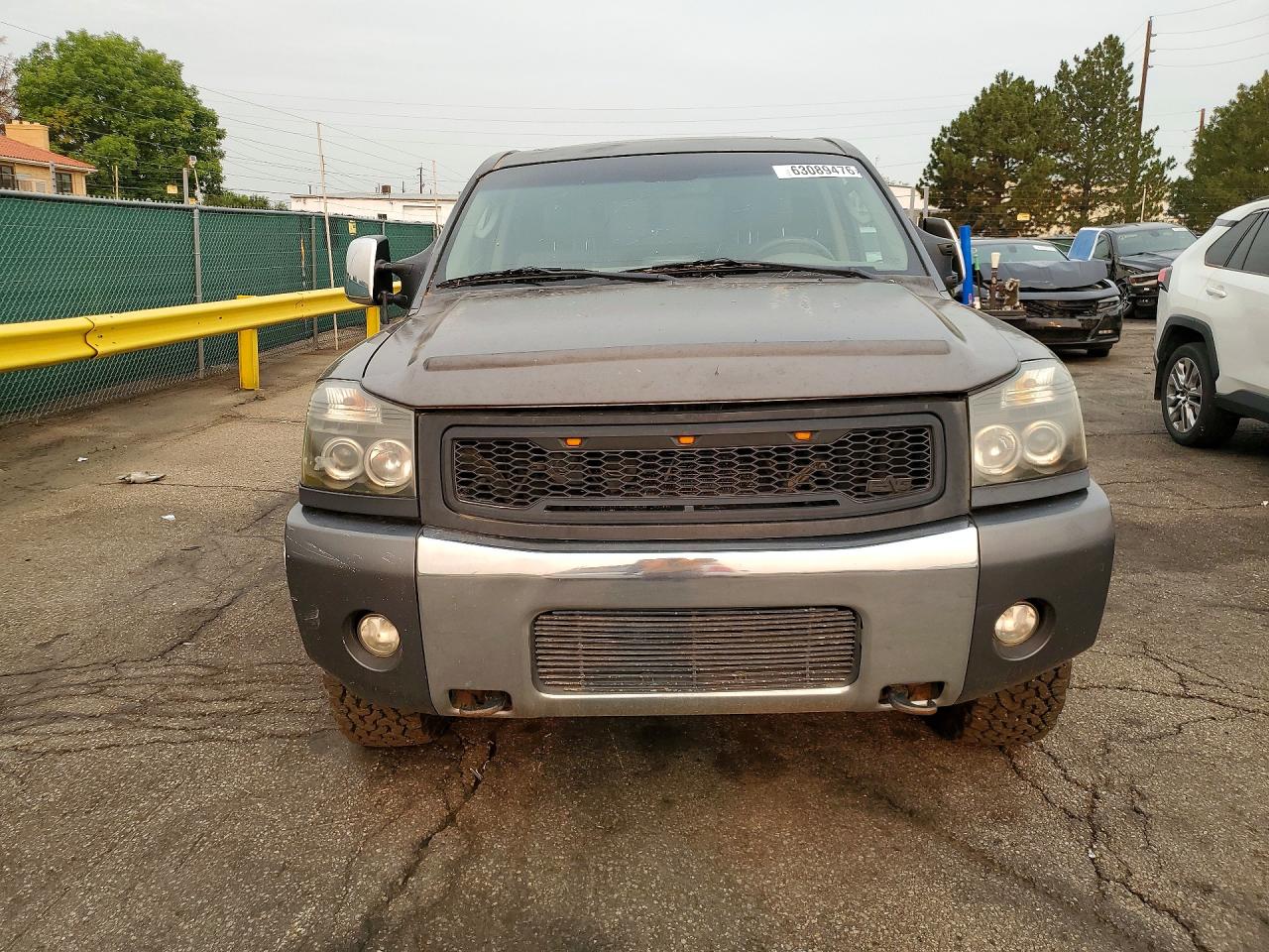 2007 Nissan Titan Xe Gray vin: 1N6AA07B77N229391