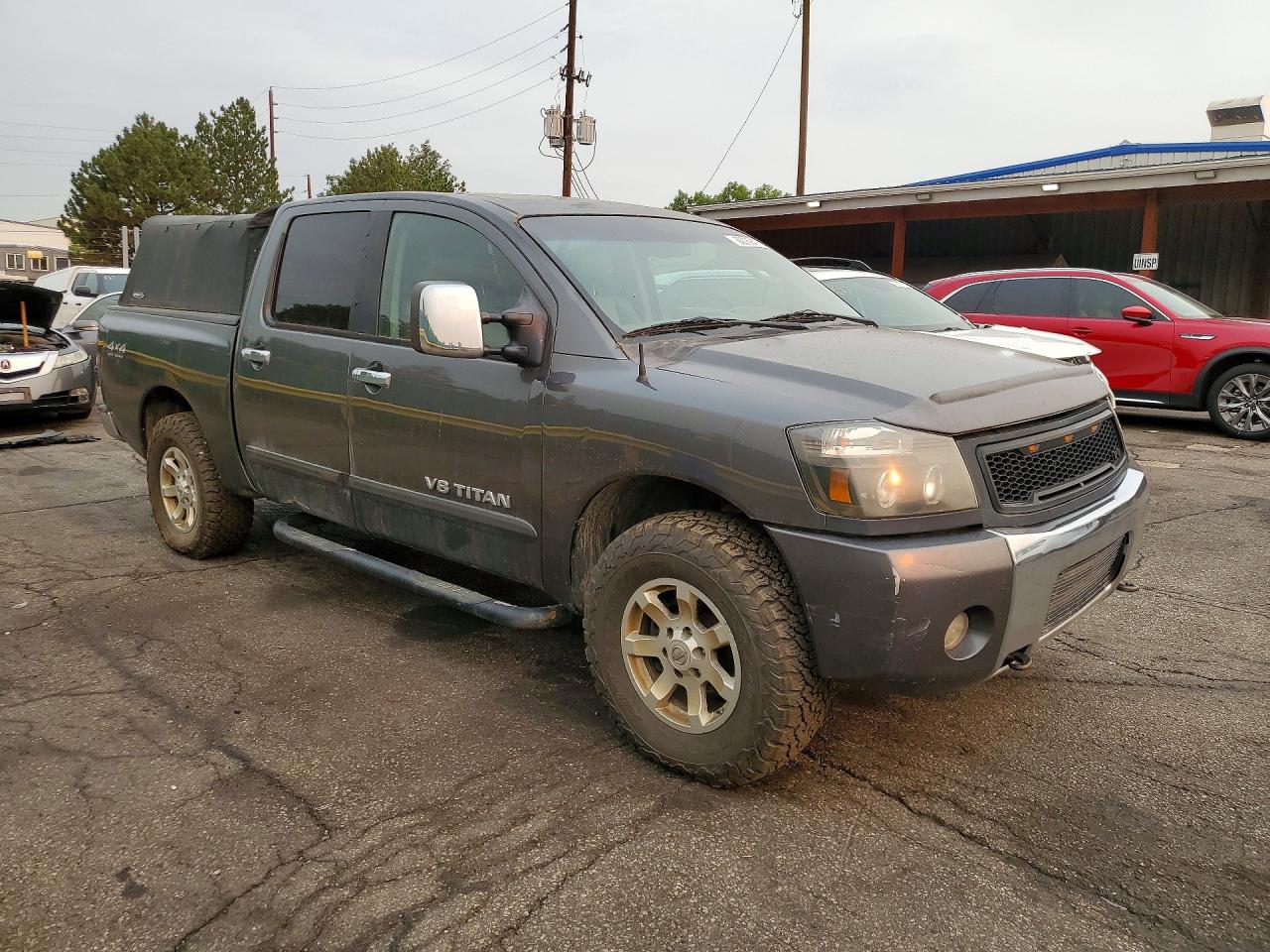 2007 Nissan Titan Xe Gray vin: 1N6AA07B77N229391