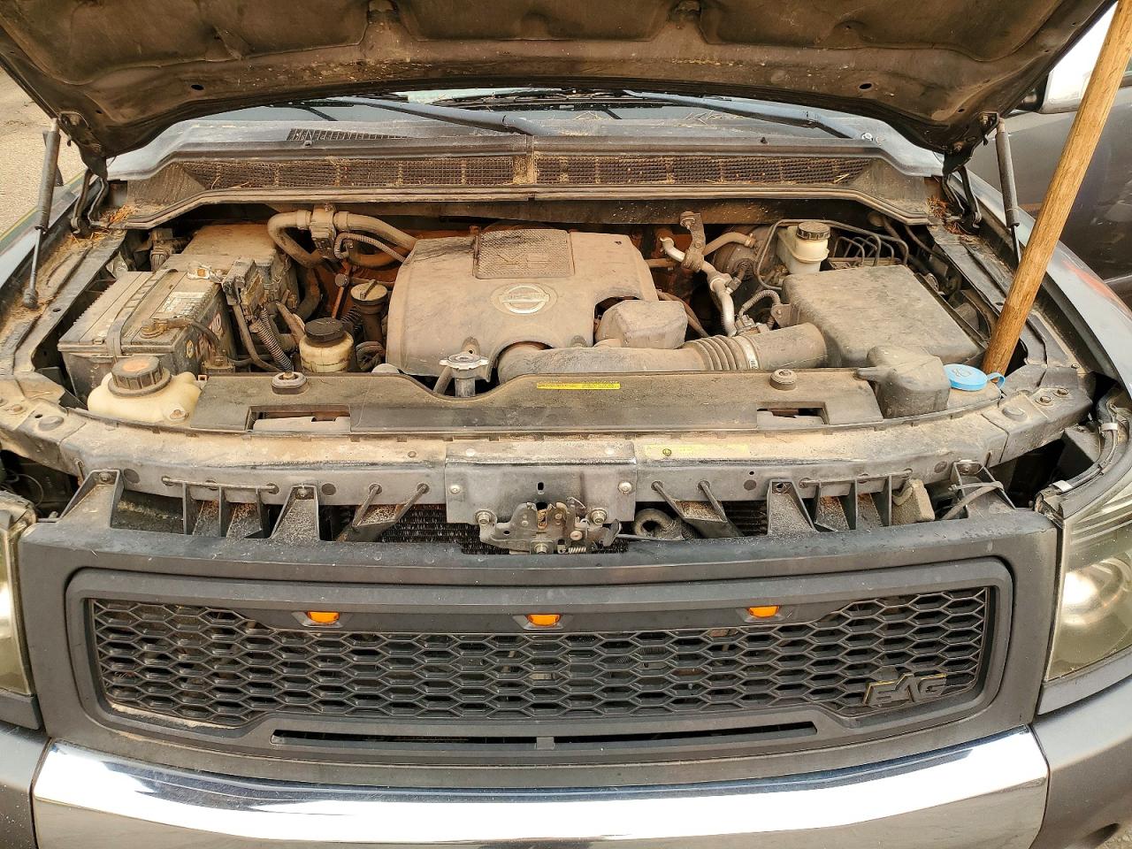 2007 Nissan Titan Xe Gray vin: 1N6AA07B77N229391