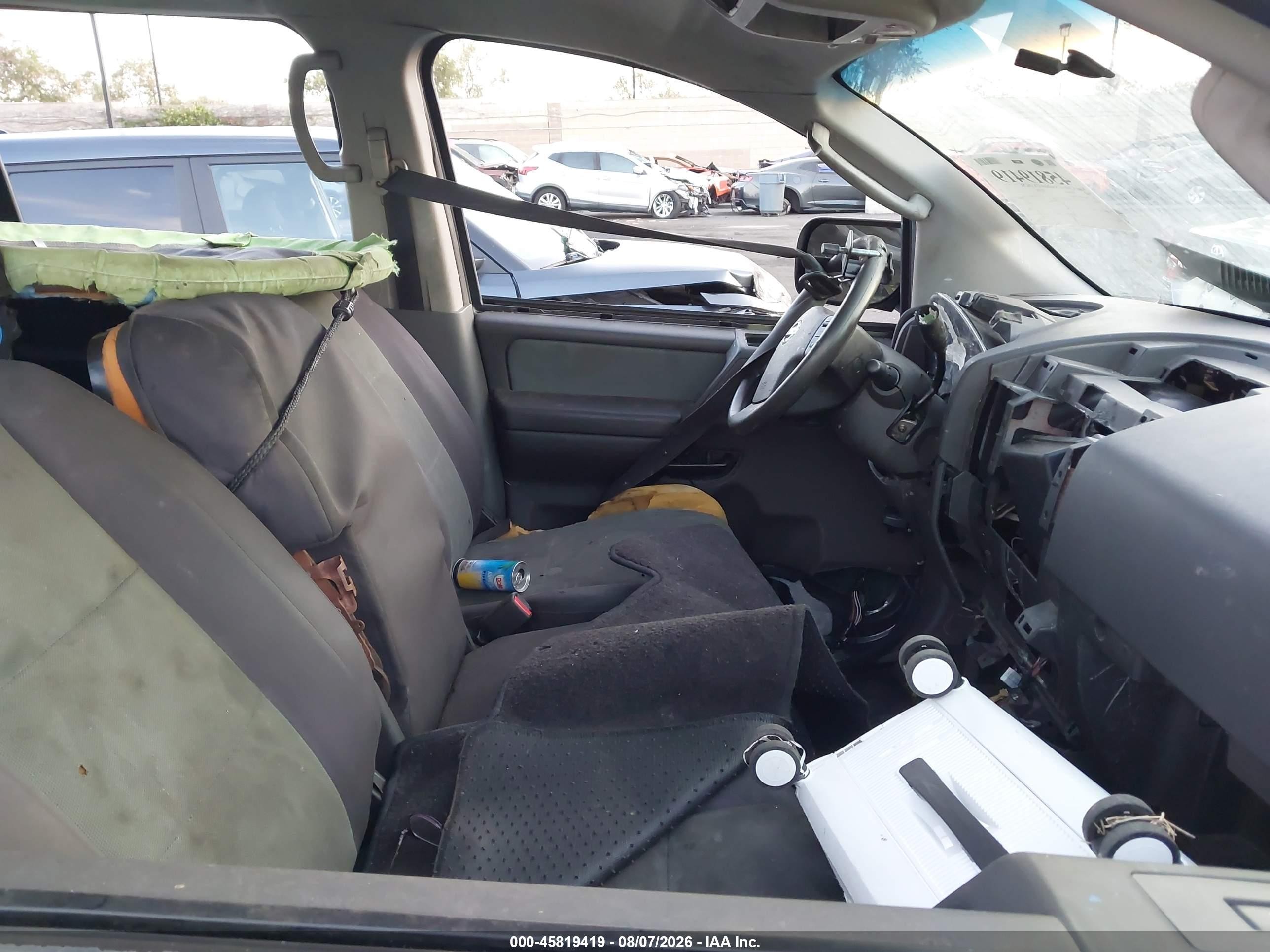 2007 Nissan Titan Xe Gray vin: 1N6AA07B77N243534