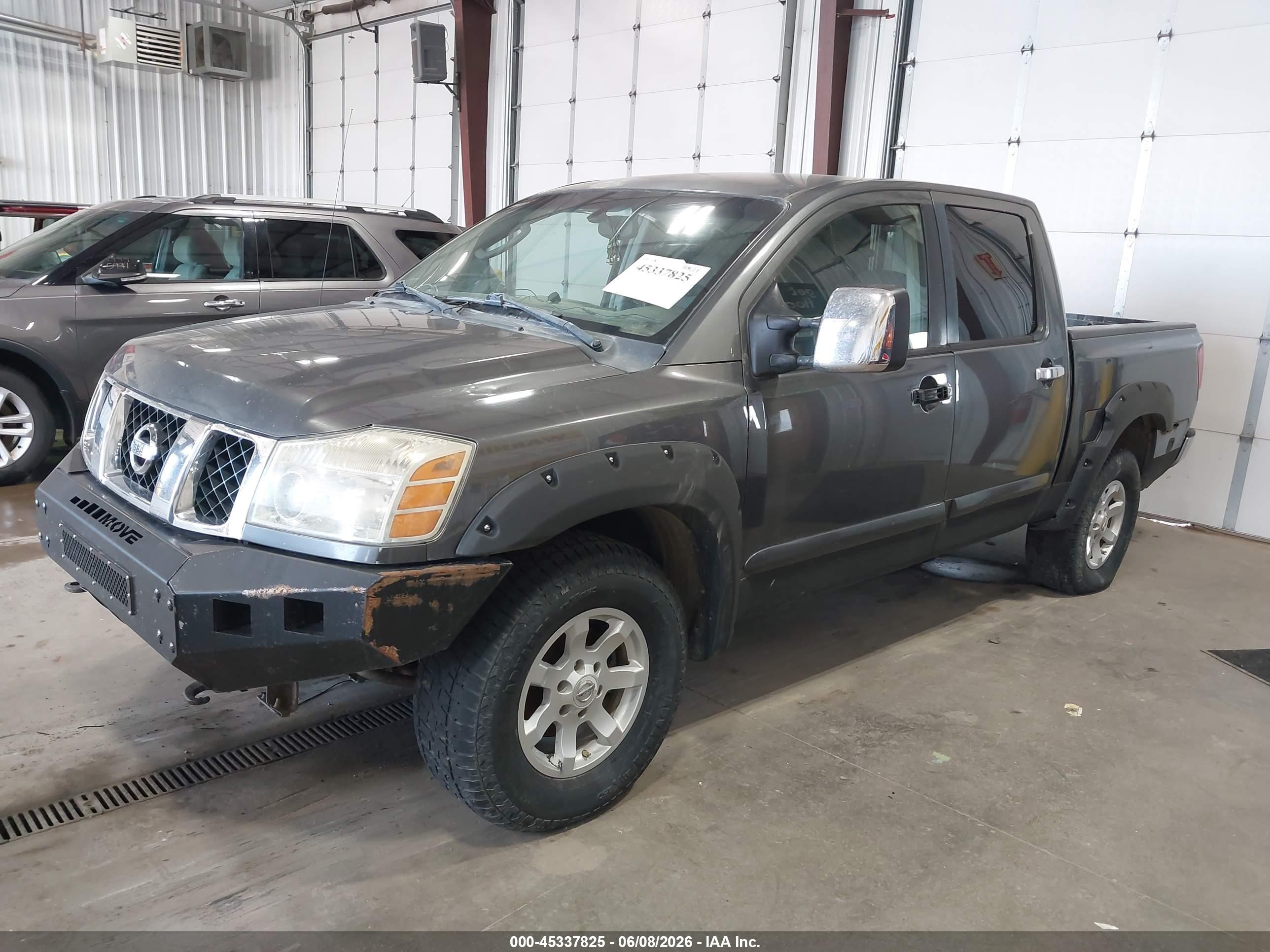 2004 Nissan Titan Se Gray vin: 1N6AA07B84N528013