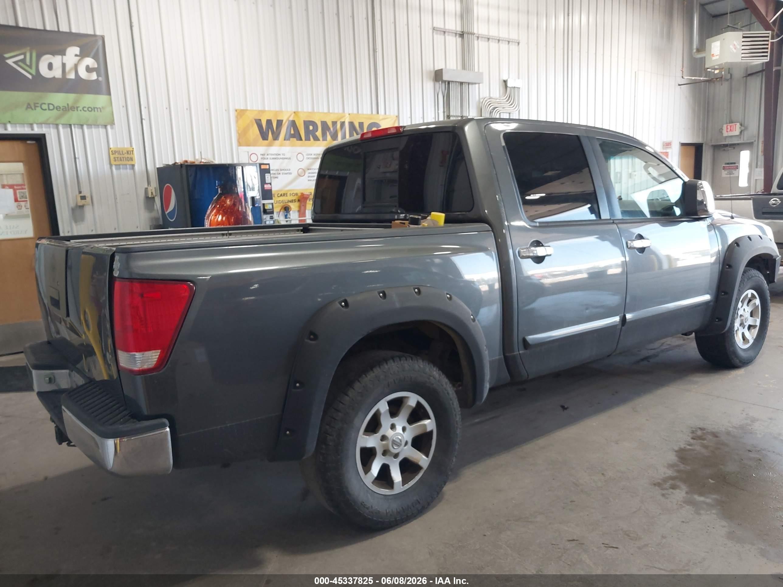 2004 Nissan Titan Se Gray vin: 1N6AA07B84N528013