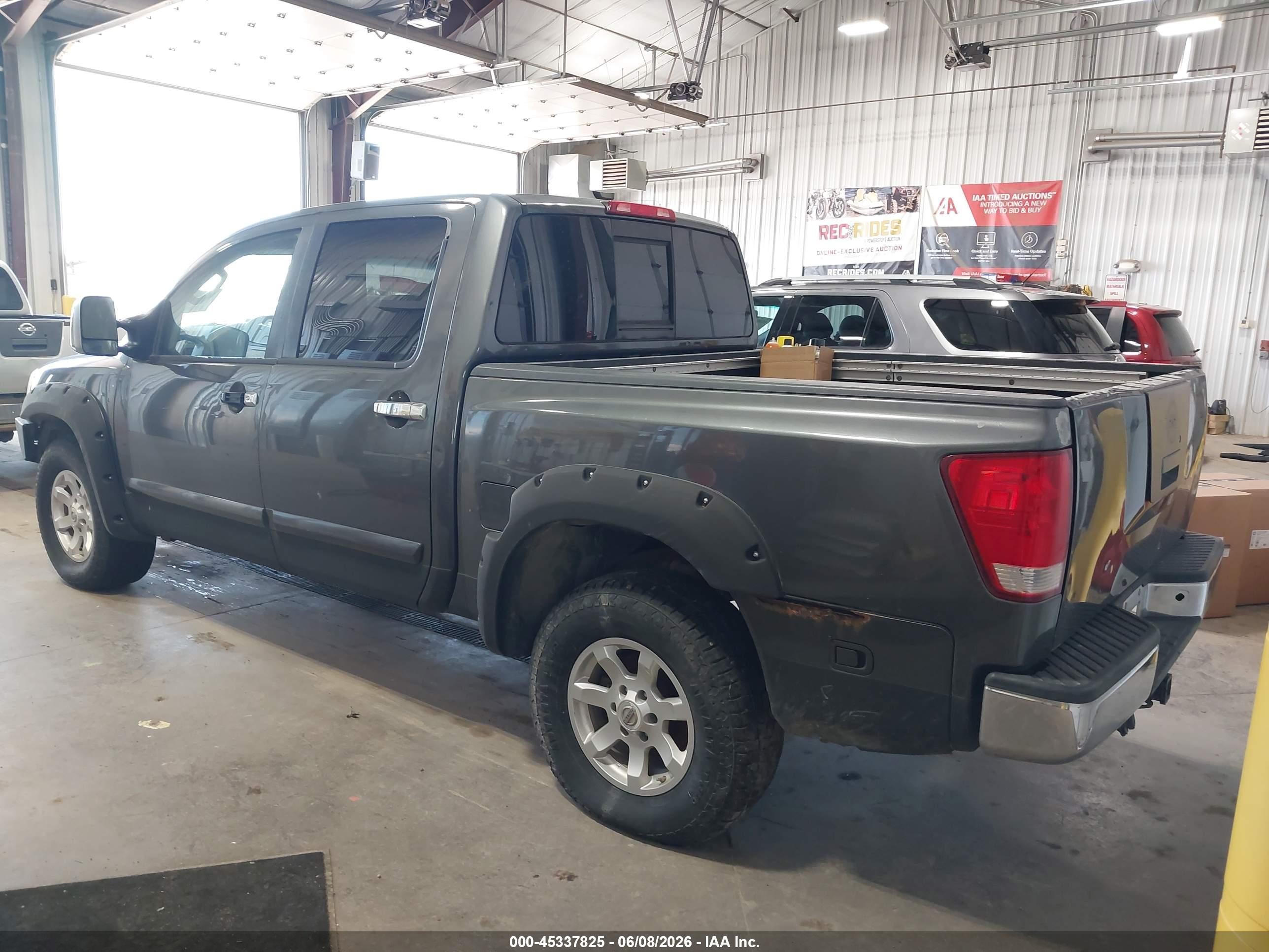 2004 Nissan Titan Se Gray vin: 1N6AA07B84N528013