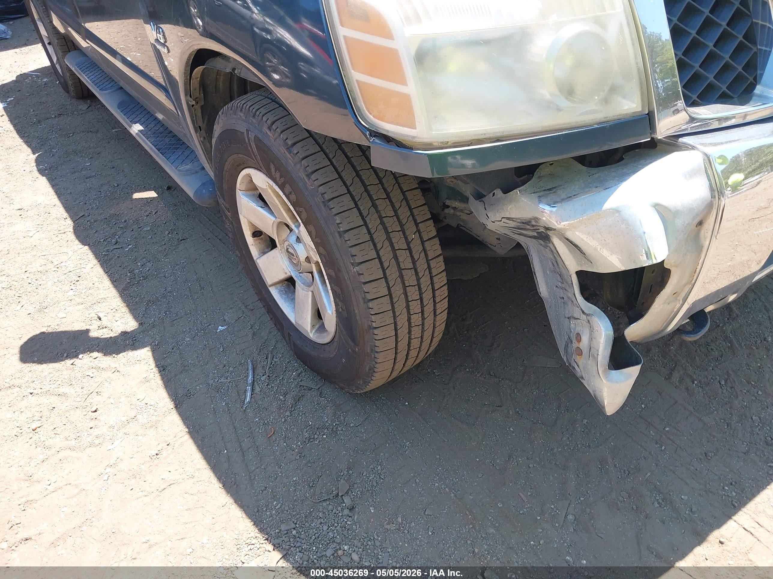 2004 Nissan Titan Le Green vin: 1N6AA07B84N537486