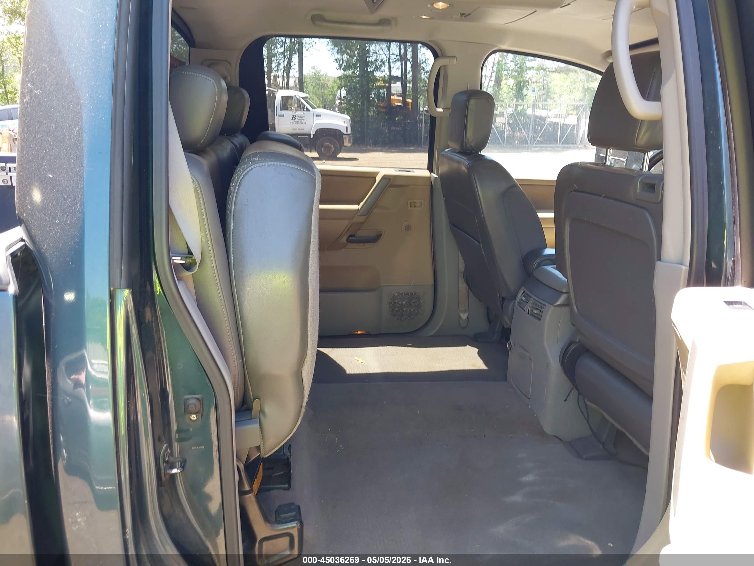 2004 Nissan Titan Le Green vin: 1N6AA07B84N537486
