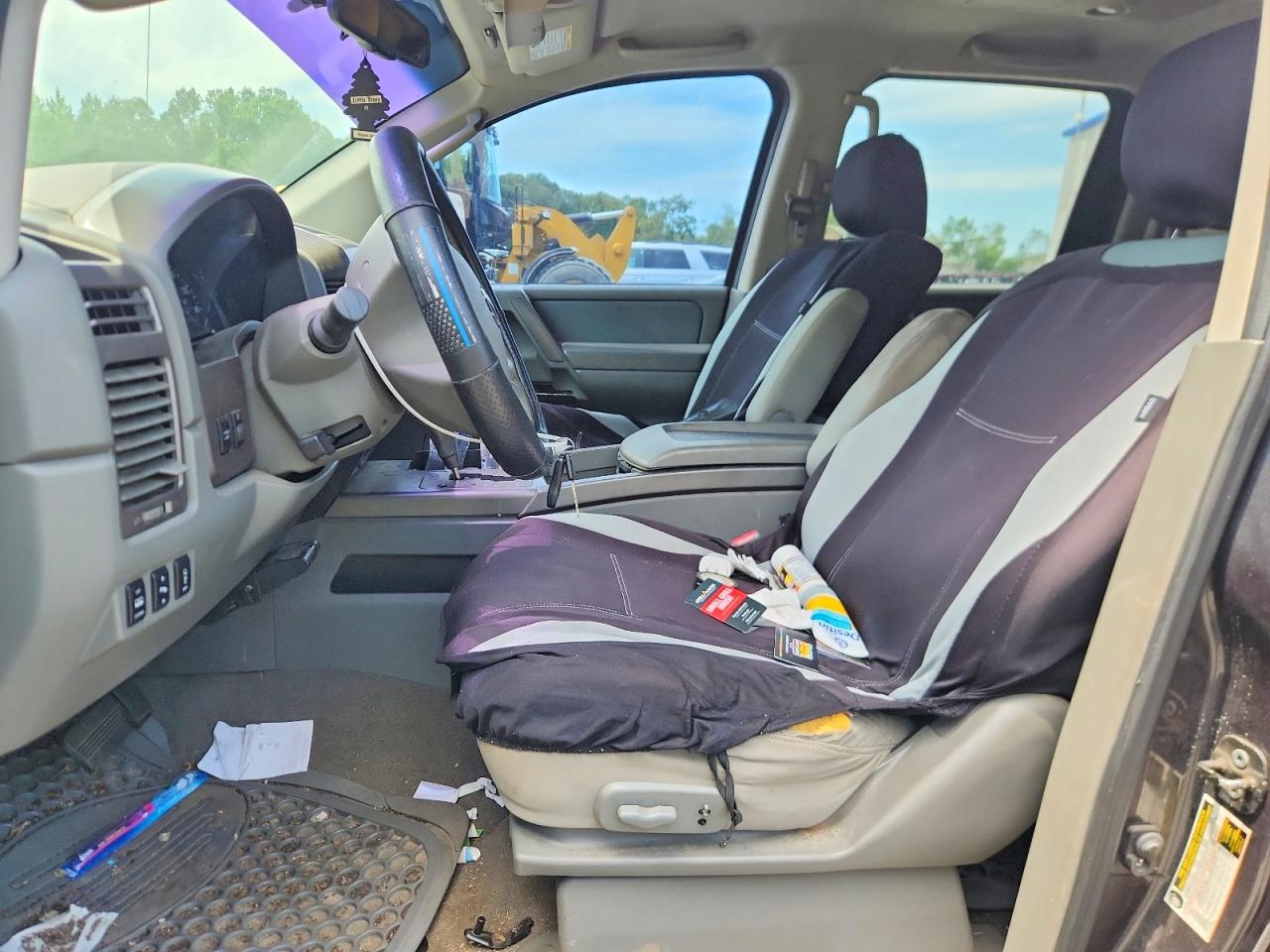 2007 Nissan Titan Xe Gray vin: 1N6AA07B87N204516