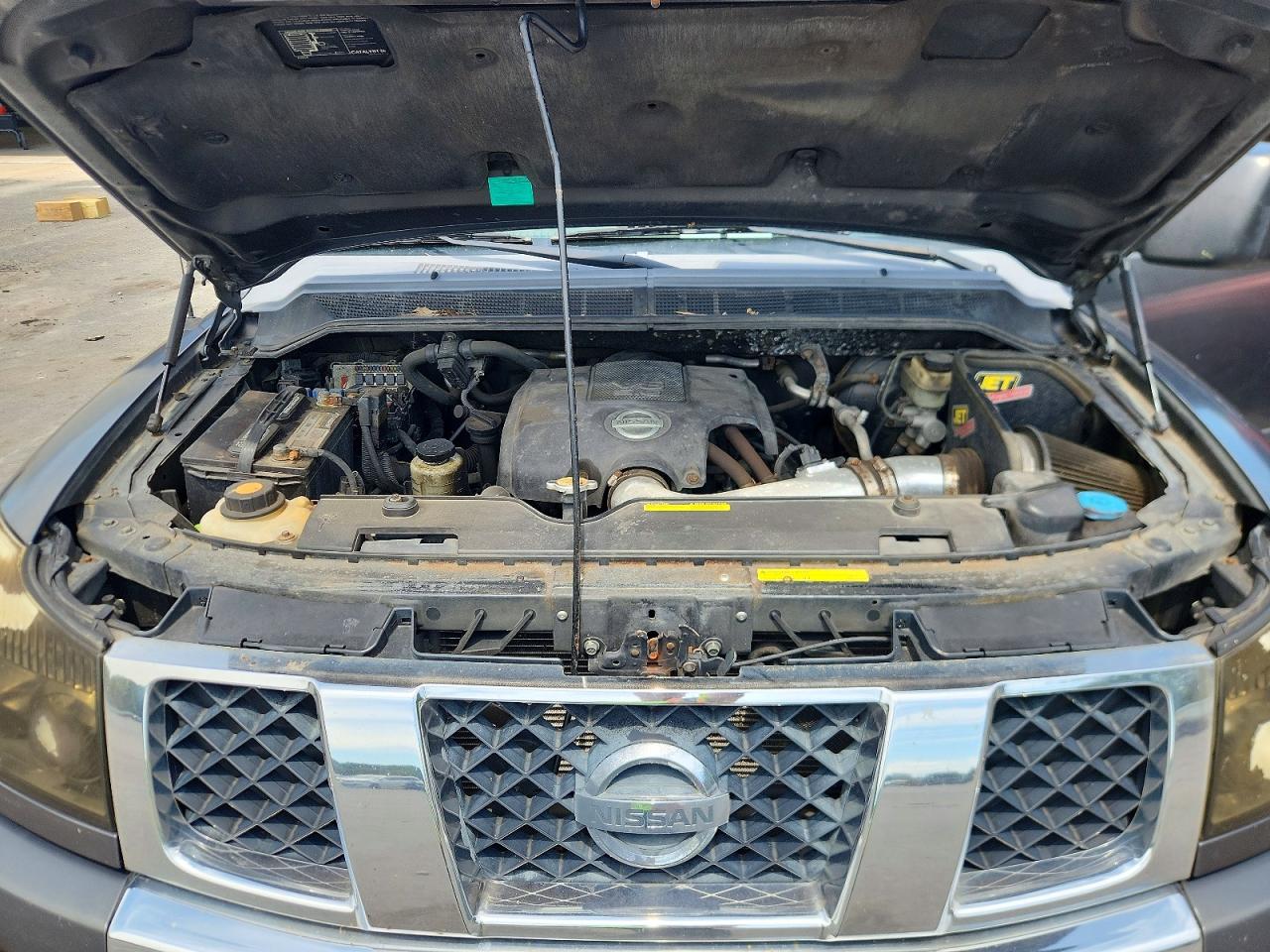 2007 Nissan Titan Xe Gray vin: 1N6AA07B87N204516