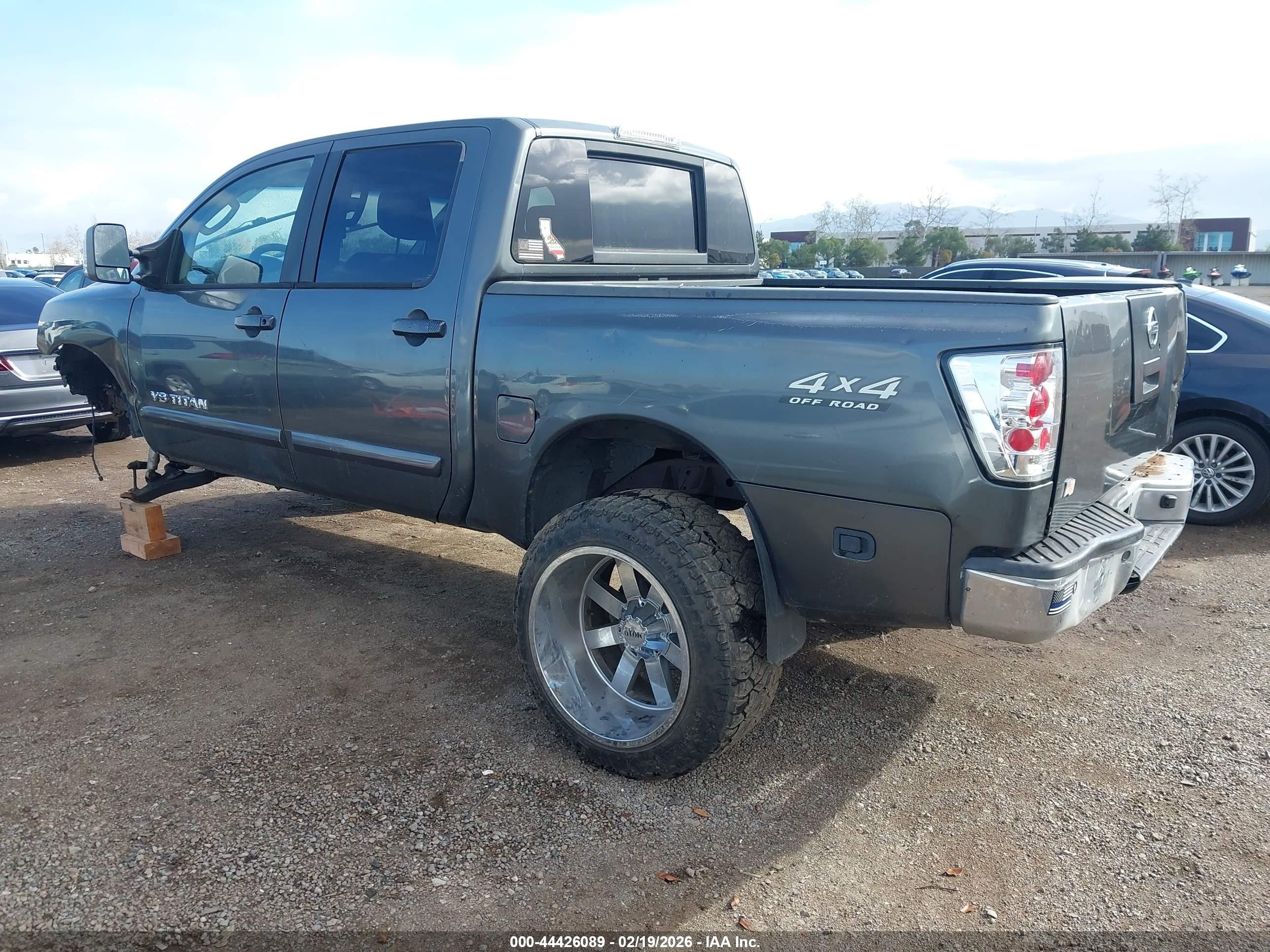 2007 Nissan Titan Le Gray vin: 1N6AA07B87N241694