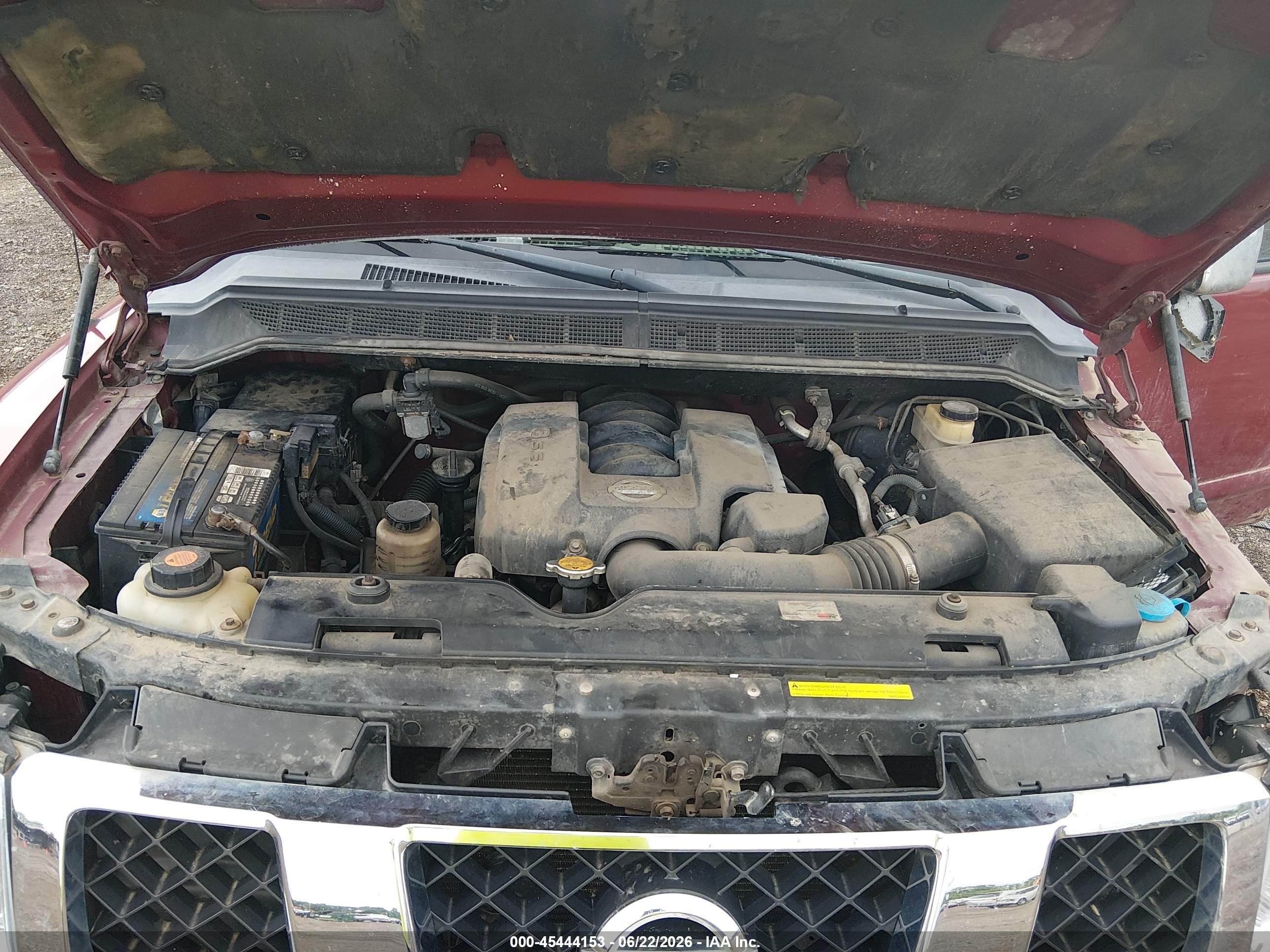 2004 Nissan Titan Le Темно-бордовый vin: 1N6AA07B94N570089
