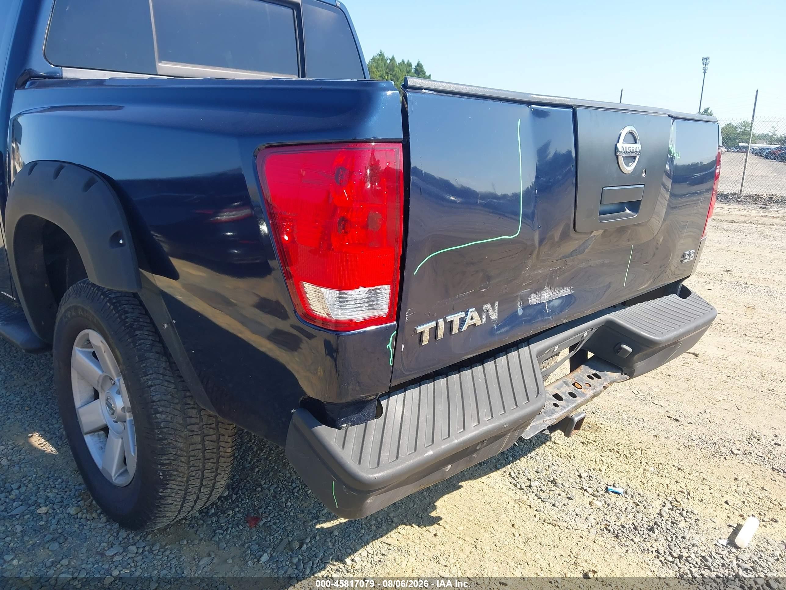 2007 Nissan Titan Xe Black vin: 1N6AA07B97N225293