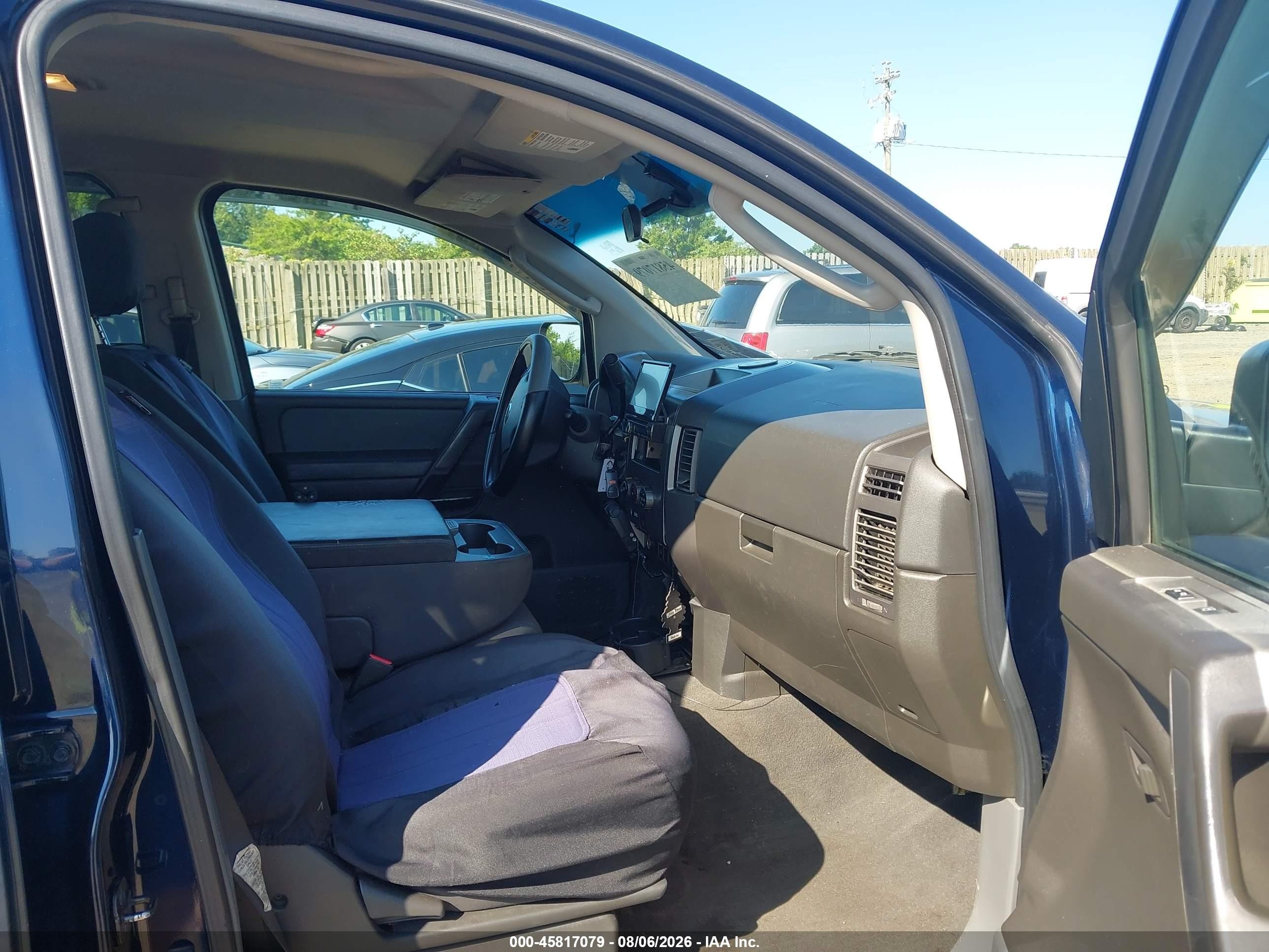 2007 Nissan Titan Xe Black vin: 1N6AA07B97N225293