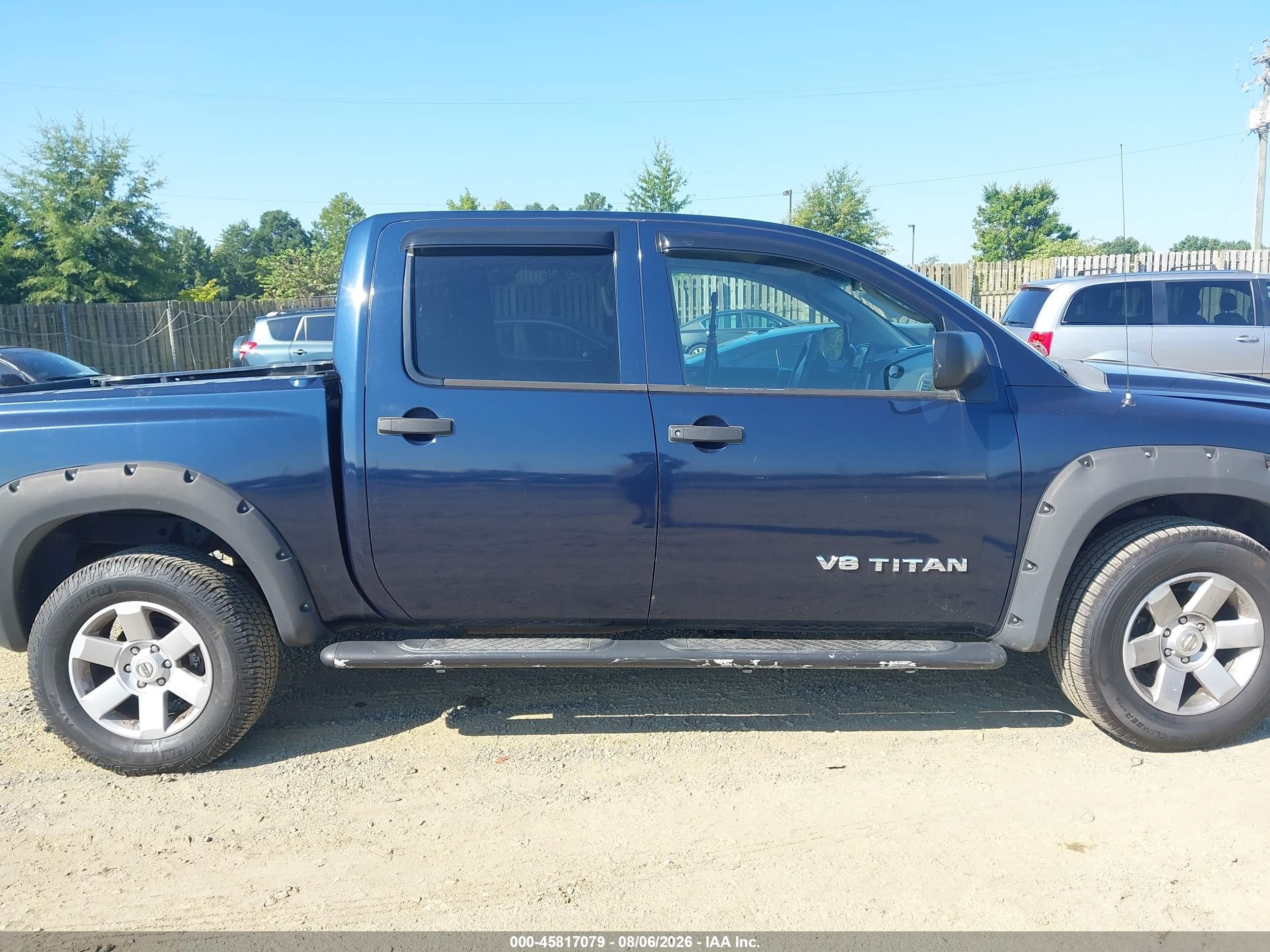 2007 Nissan Titan Xe Black vin: 1N6AA07B97N225293