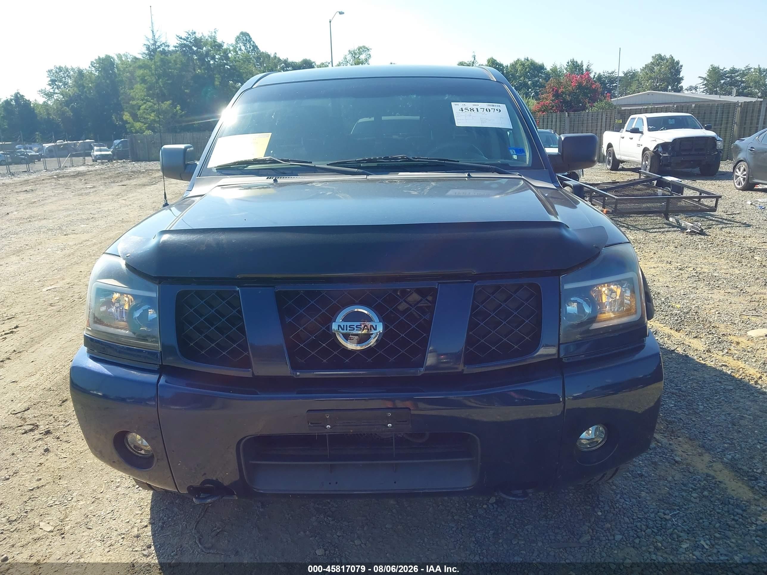 2007 Nissan Titan Xe Black vin: 1N6AA07B97N225293