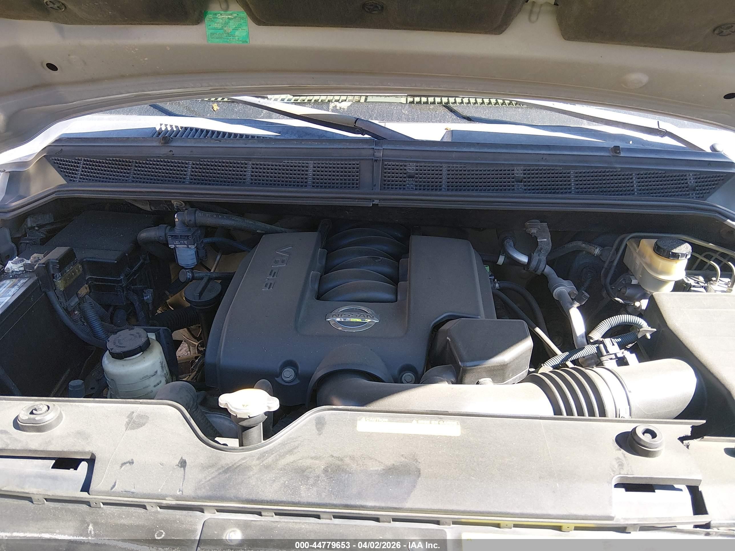 2004 Nissan Titan Se Silver vin: 1N6AA07BX4N581747
