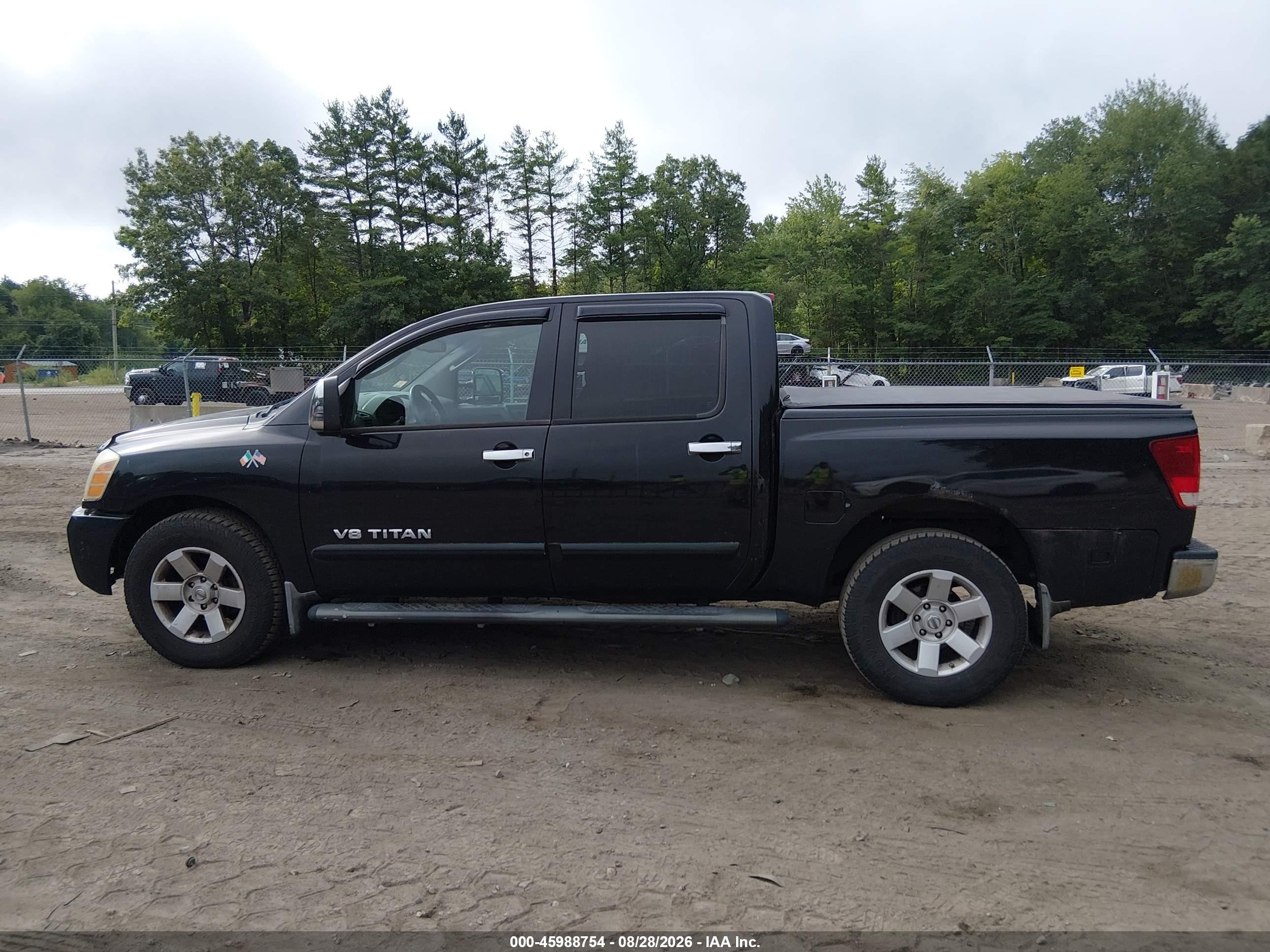 2006 Nissan Titan Le Black vin: 1N6AA07BX6N540733