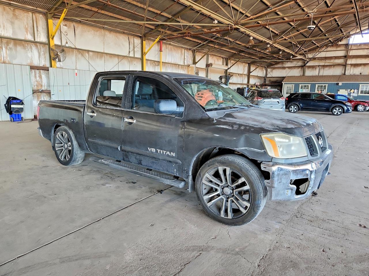 2007 Nissan Titan Xe Gray vin: 1N6AA07BX7N219745