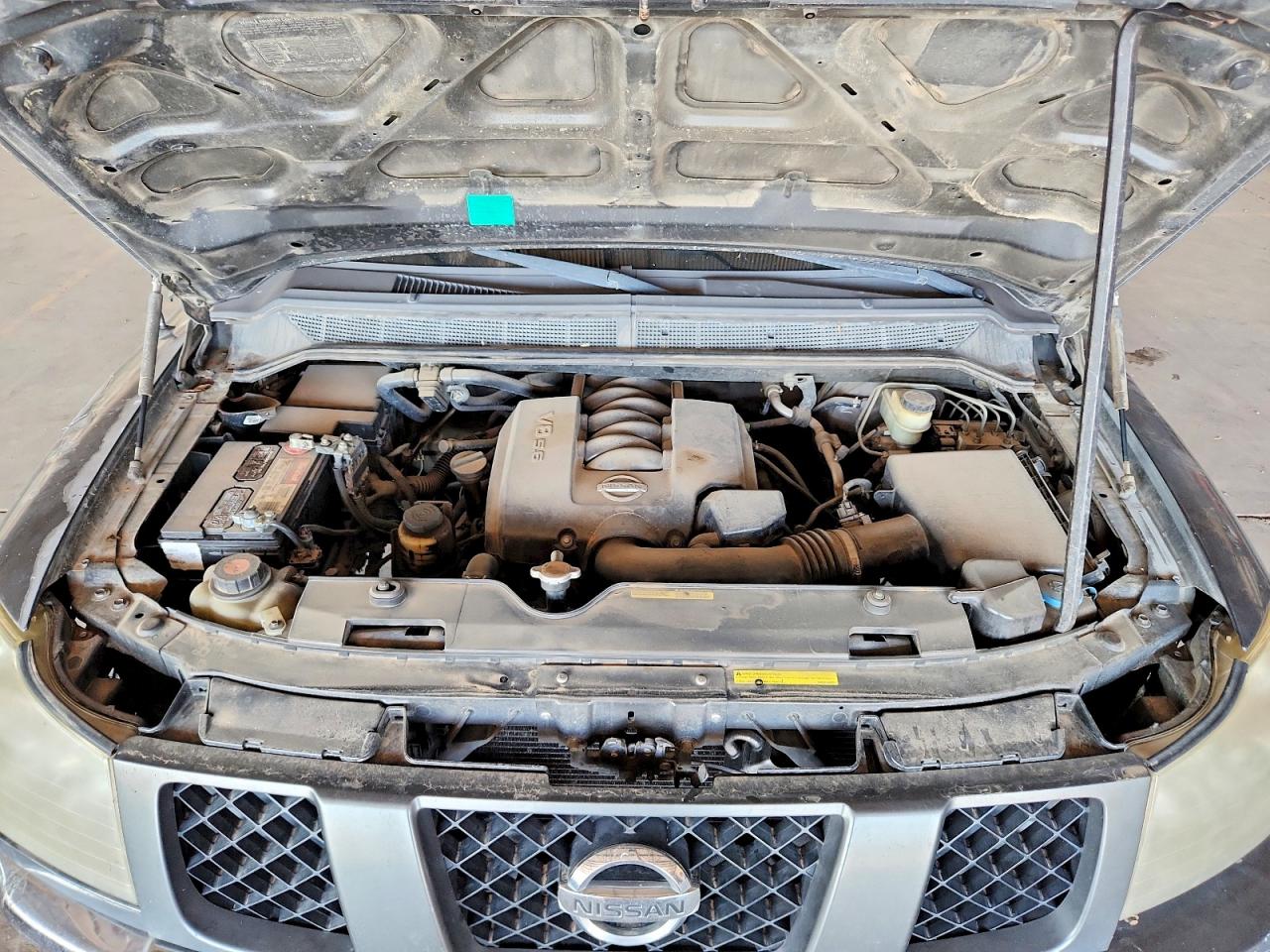 2007 Nissan Titan Xe Gray vin: 1N6AA07BX7N219745