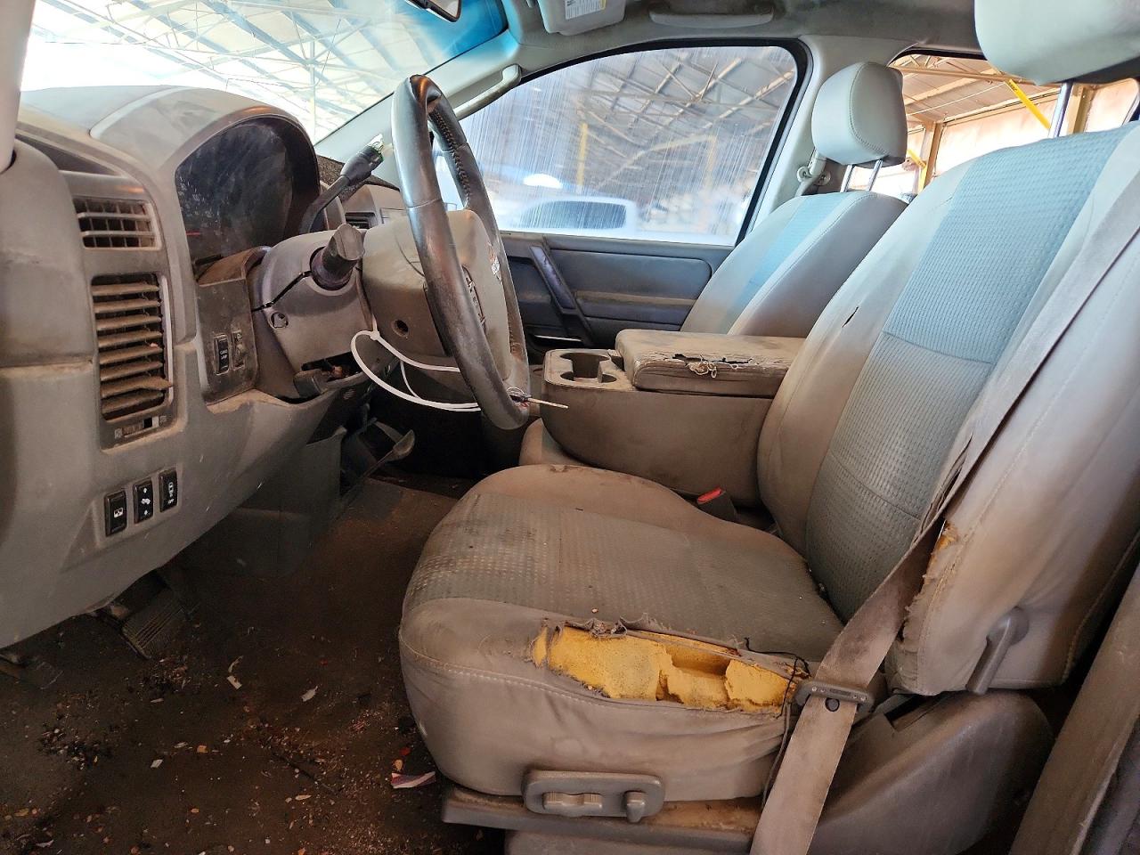 2007 Nissan Titan Xe Gray vin: 1N6AA07BX7N219745