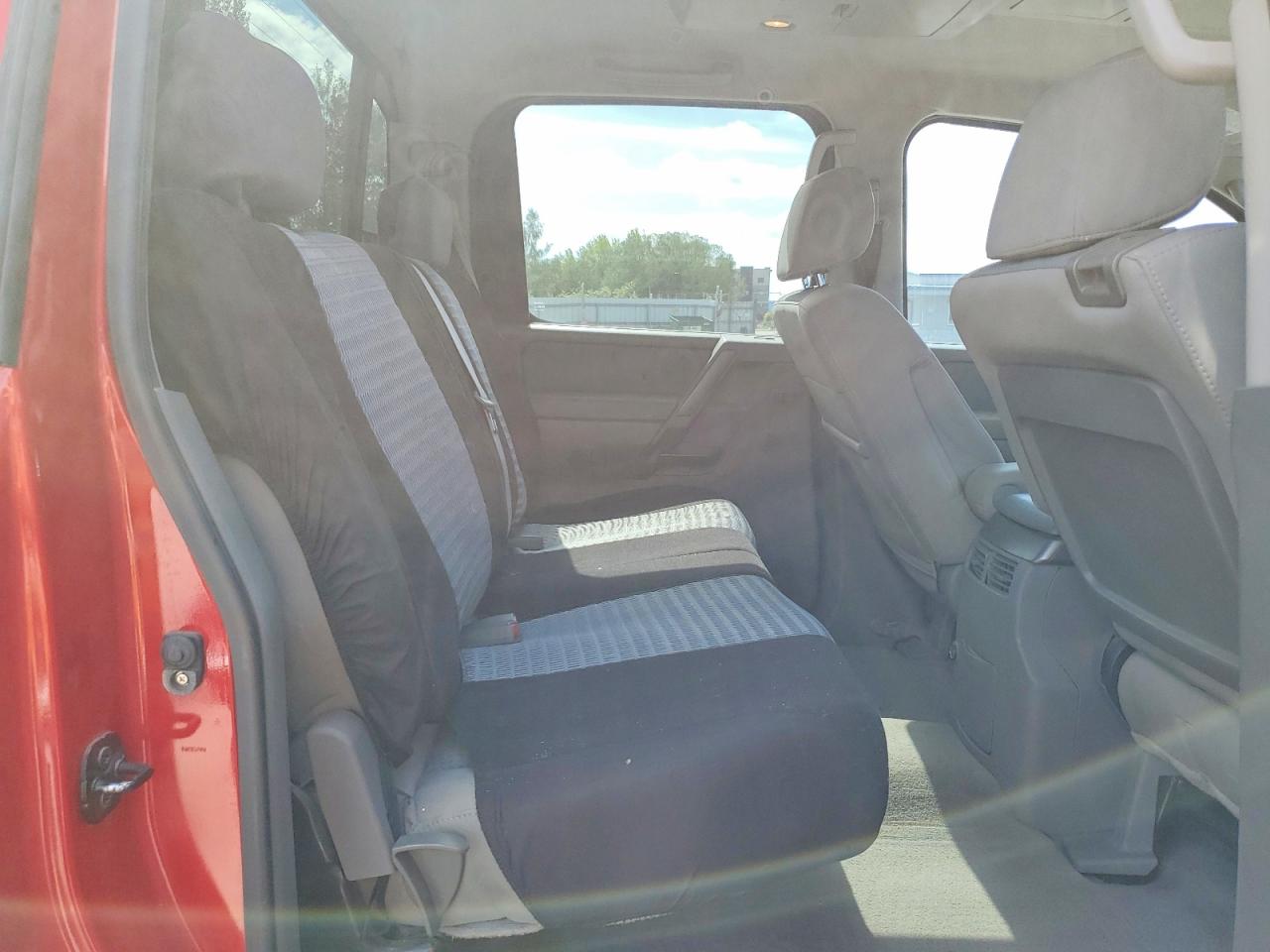 2007 Nissan Titan Xe Red vin: 1N6AA07BX7N243334