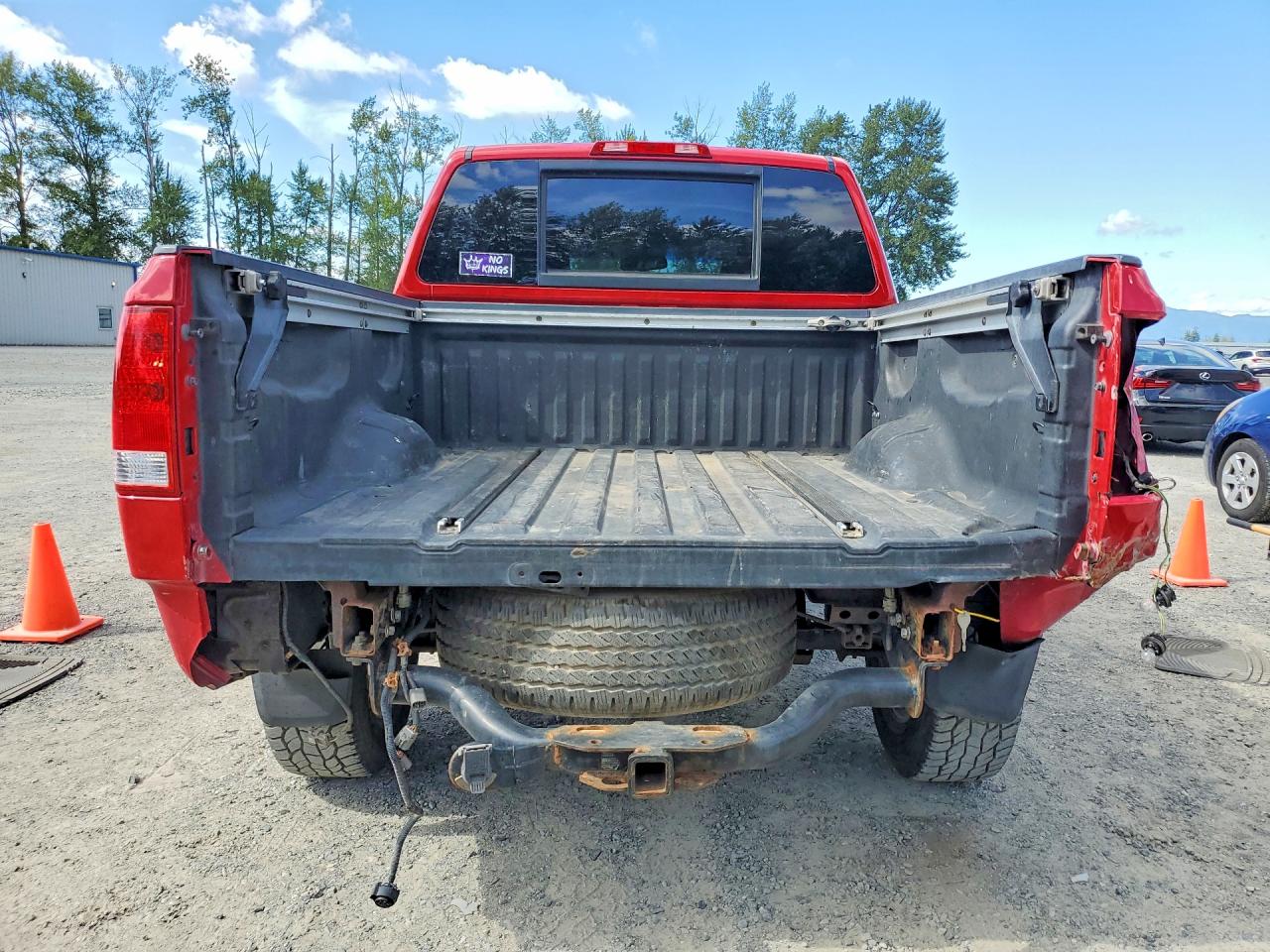 2007 Nissan Titan Xe Red vin: 1N6AA07BX7N243334