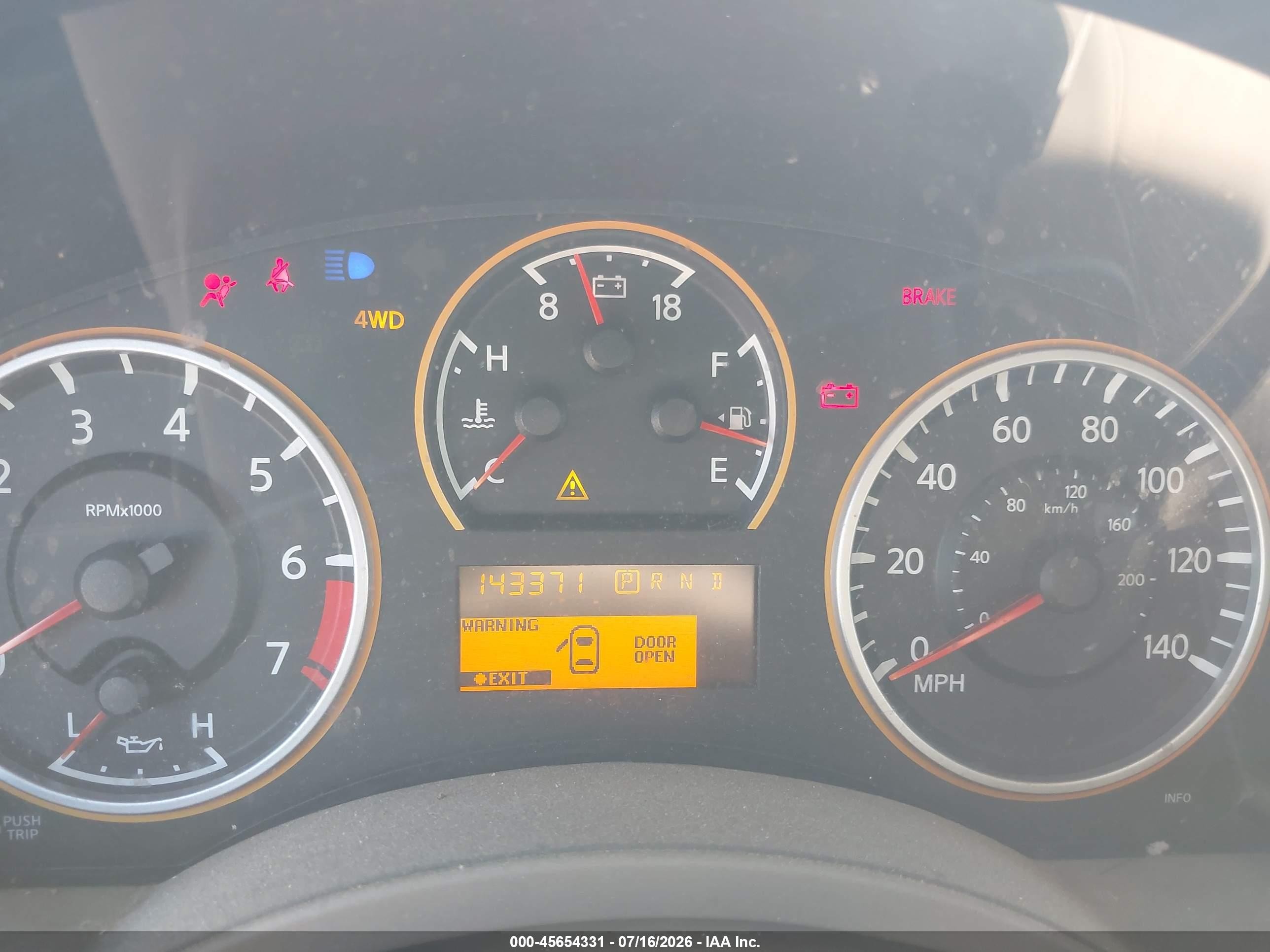 2008 Nissan Titan Xe Red vin: 1N6AA07C08N307570
