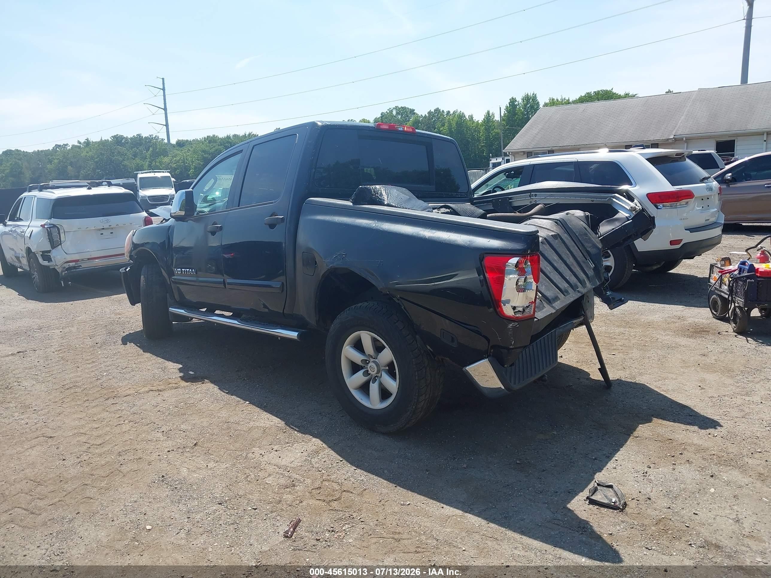 2008 Nissan Titan Se Черный vin: 1N6AA07C18N305231