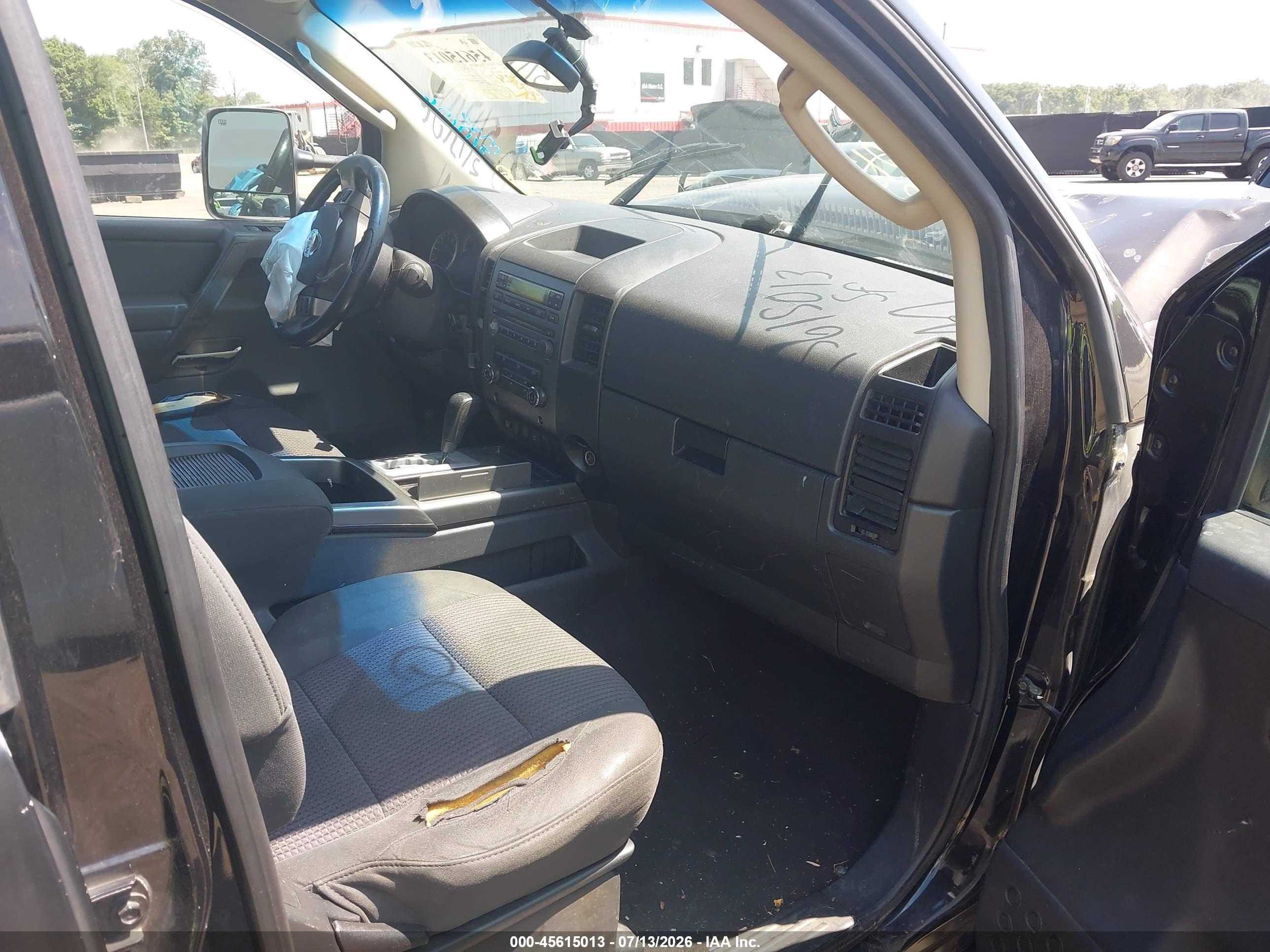 2008 Nissan Titan Se Черный vin: 1N6AA07C18N305231