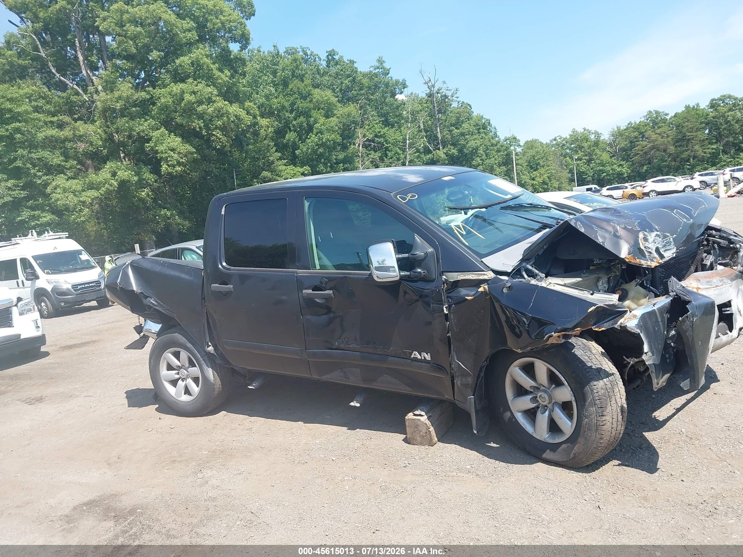 2008 Nissan Titan Se Черный vin: 1N6AA07C18N305231
