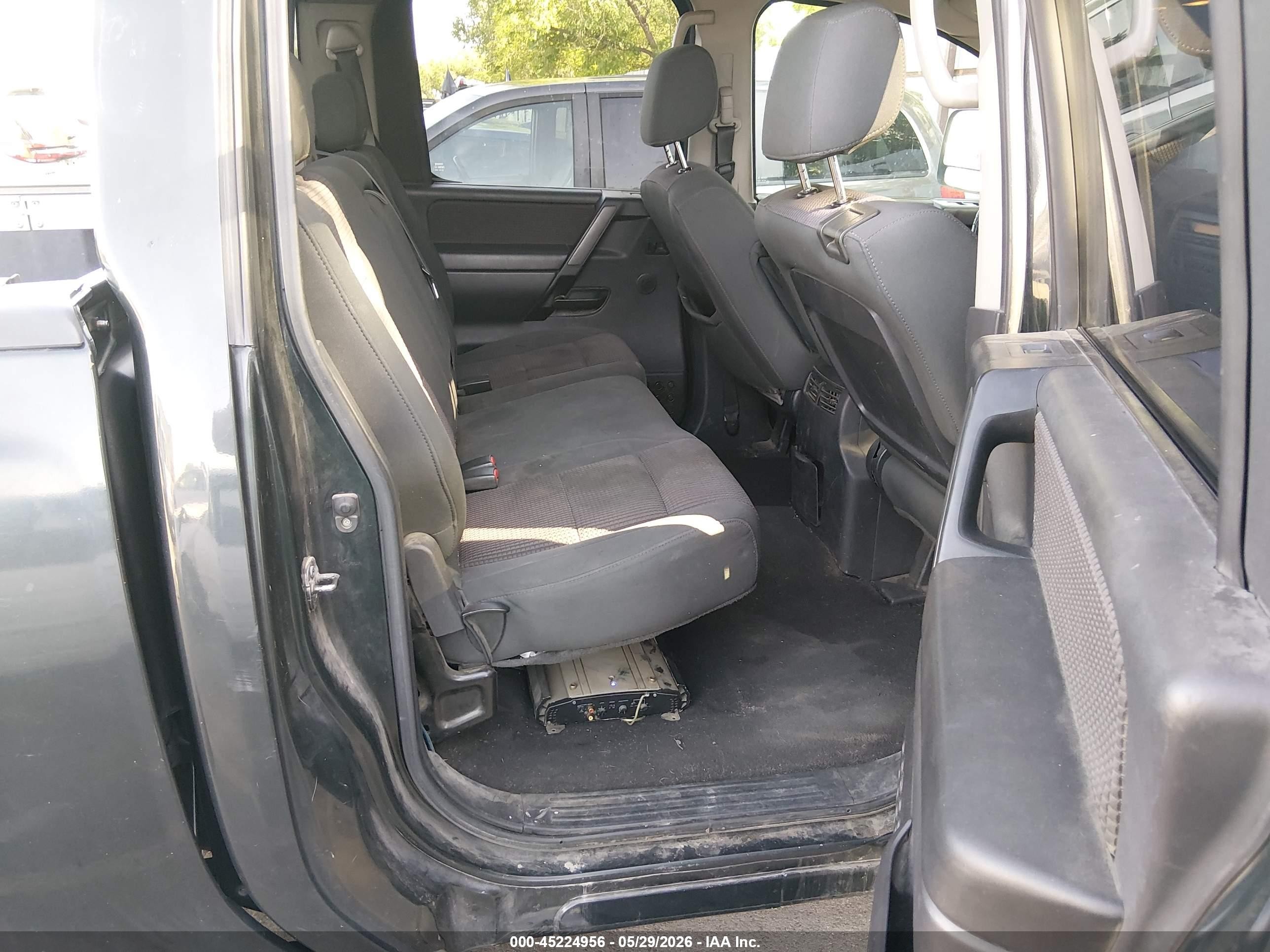2008 Nissan Titan Se Black vin: 1N6AA07C18N333076