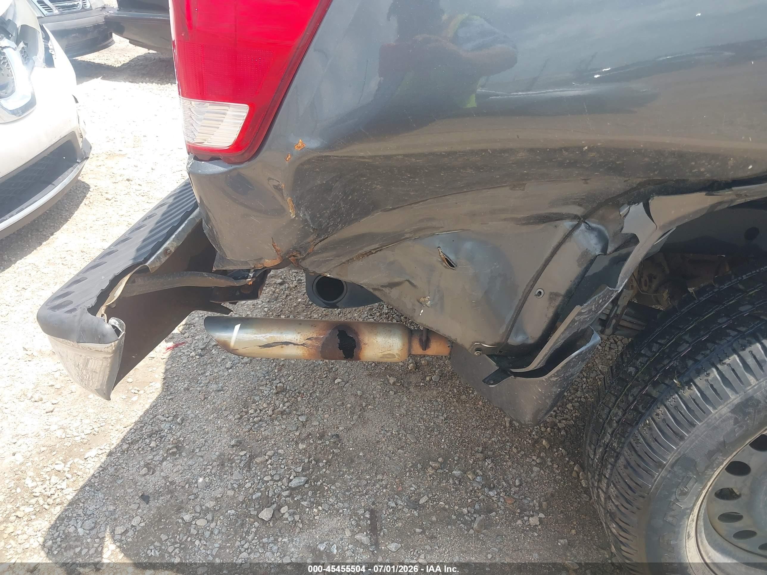2008 Nissan Titan Le/pro-4x/se/xe Gray vin: 1N6AA07C18N359869