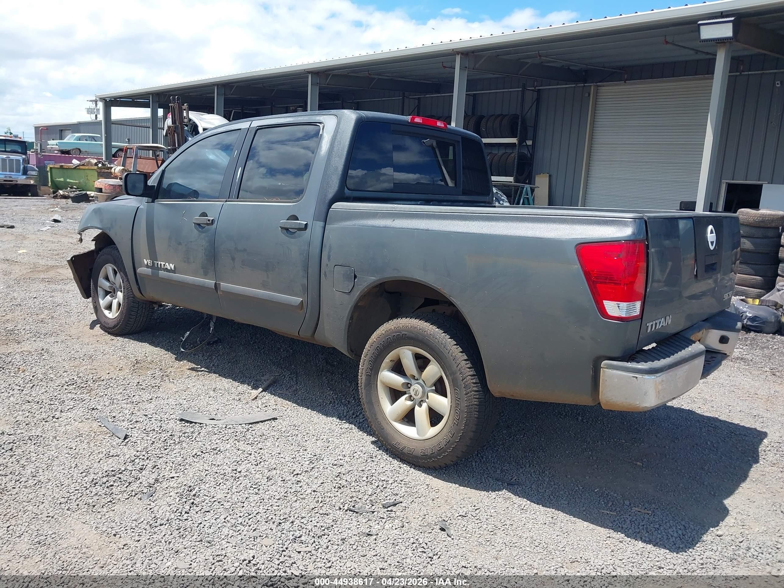 2008 Nissan Titan Se Gray vin: 1N6AA07C28N300426